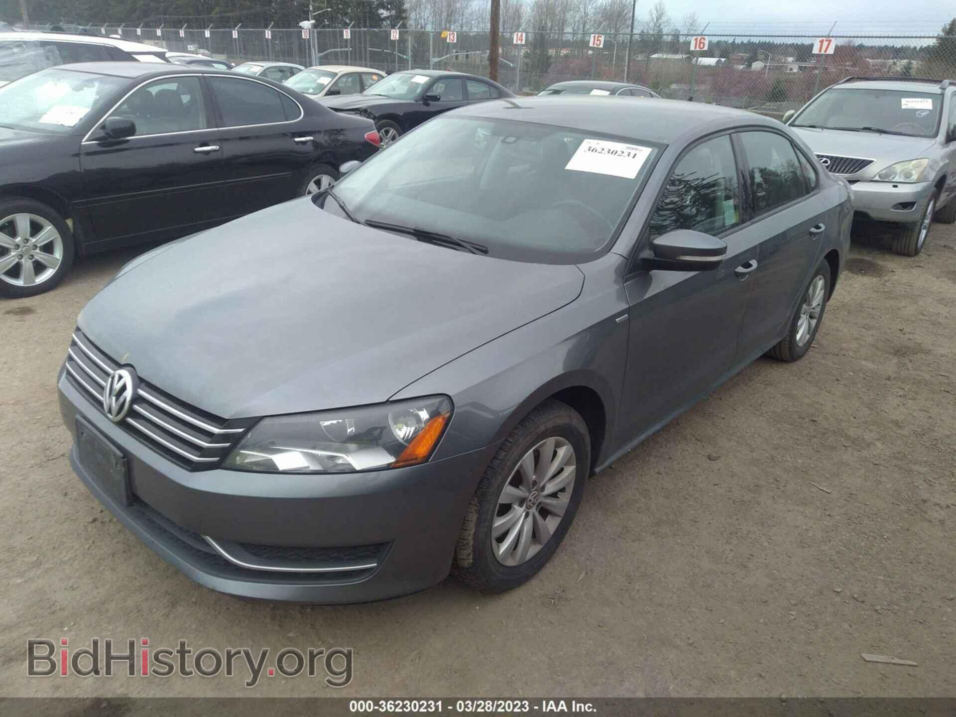 2014 VOLKSWAGEN PASSAT - VIN: 1VWAT7A37EC070448 - Фото 2