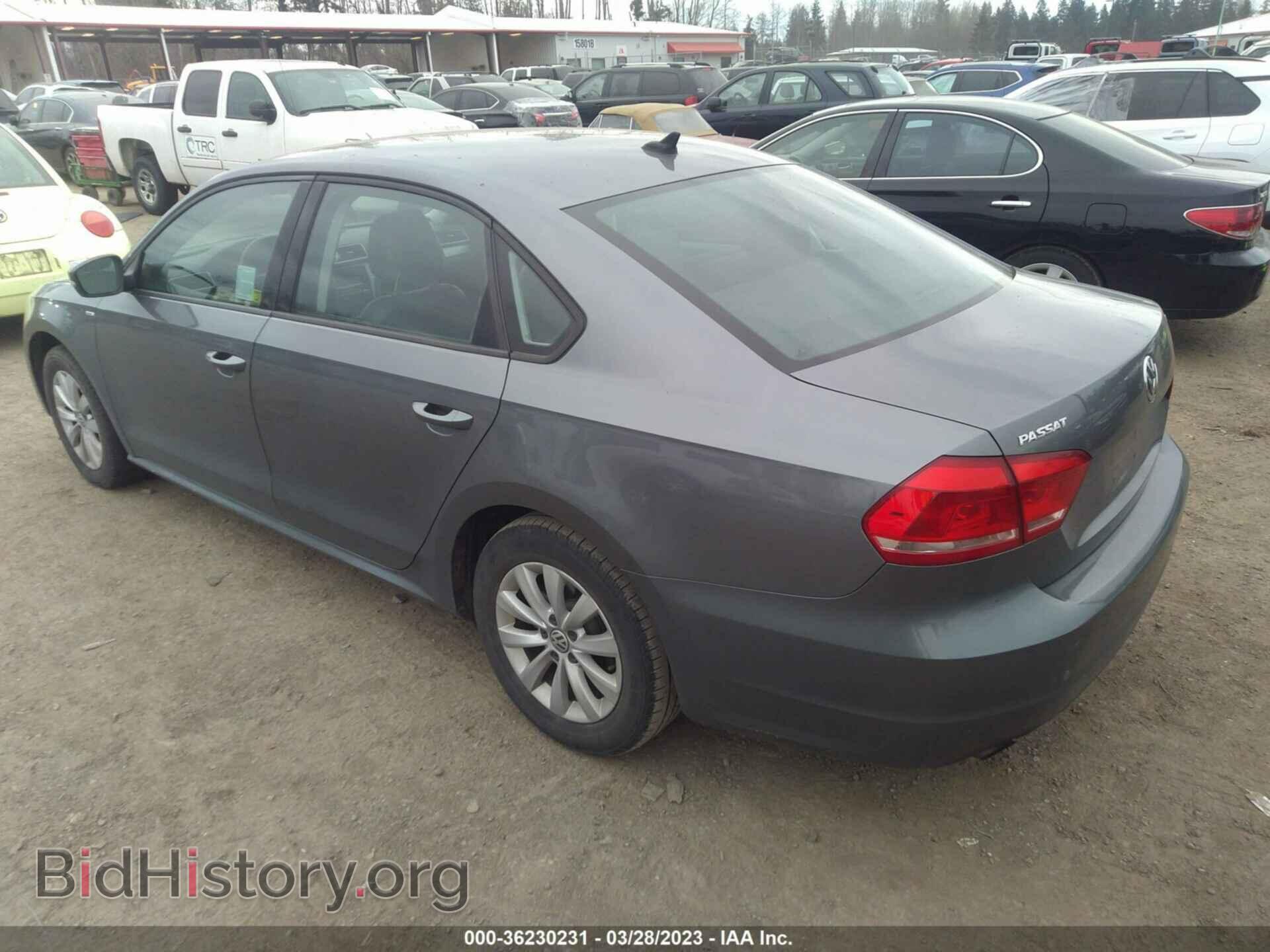 2014 VOLKSWAGEN PASSAT - VIN: 1VWAT7A37EC070448 - Фото 3