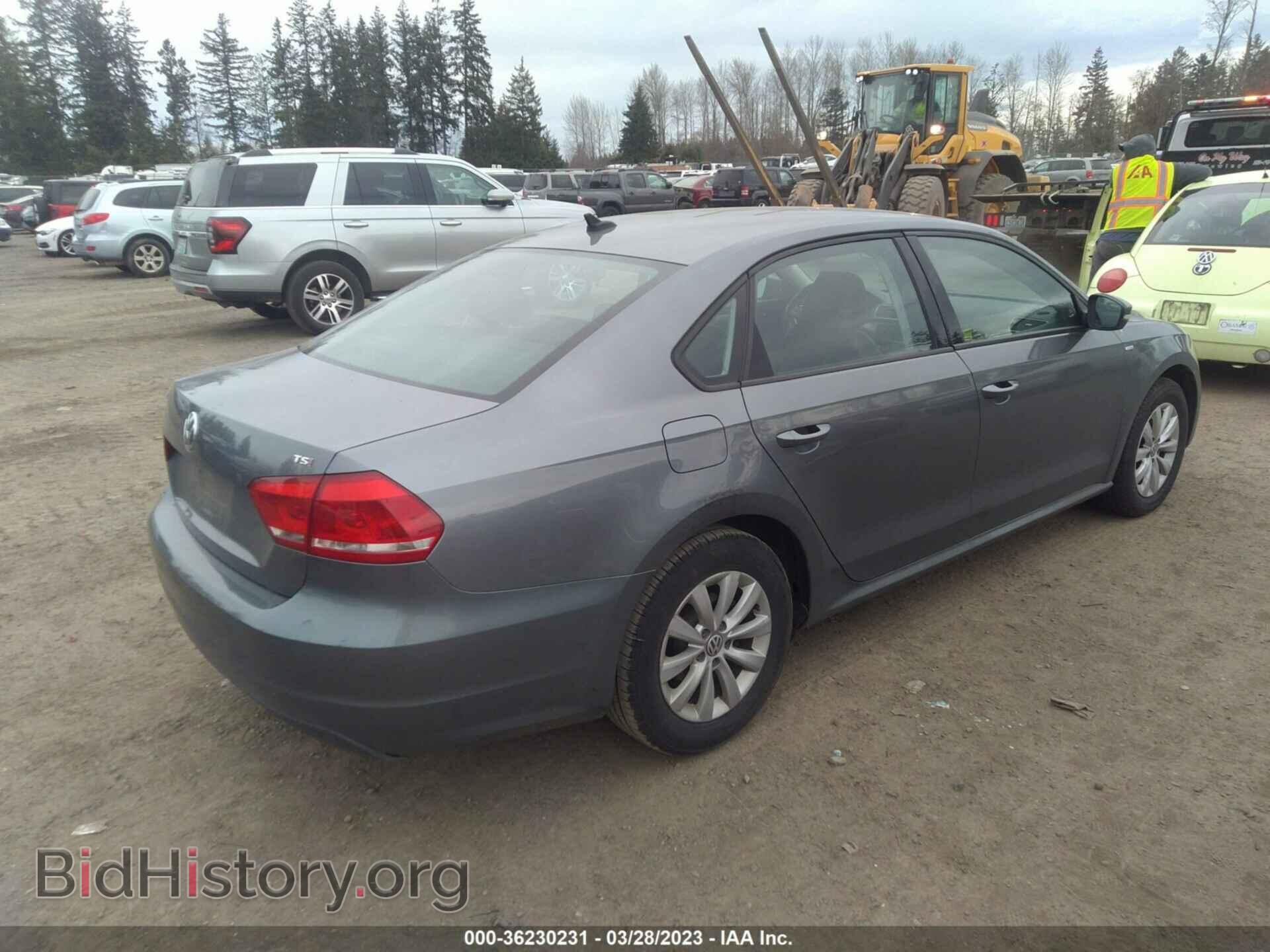 2014 VOLKSWAGEN PASSAT - VIN: 1VWAT7A37EC070448 - Фото 4