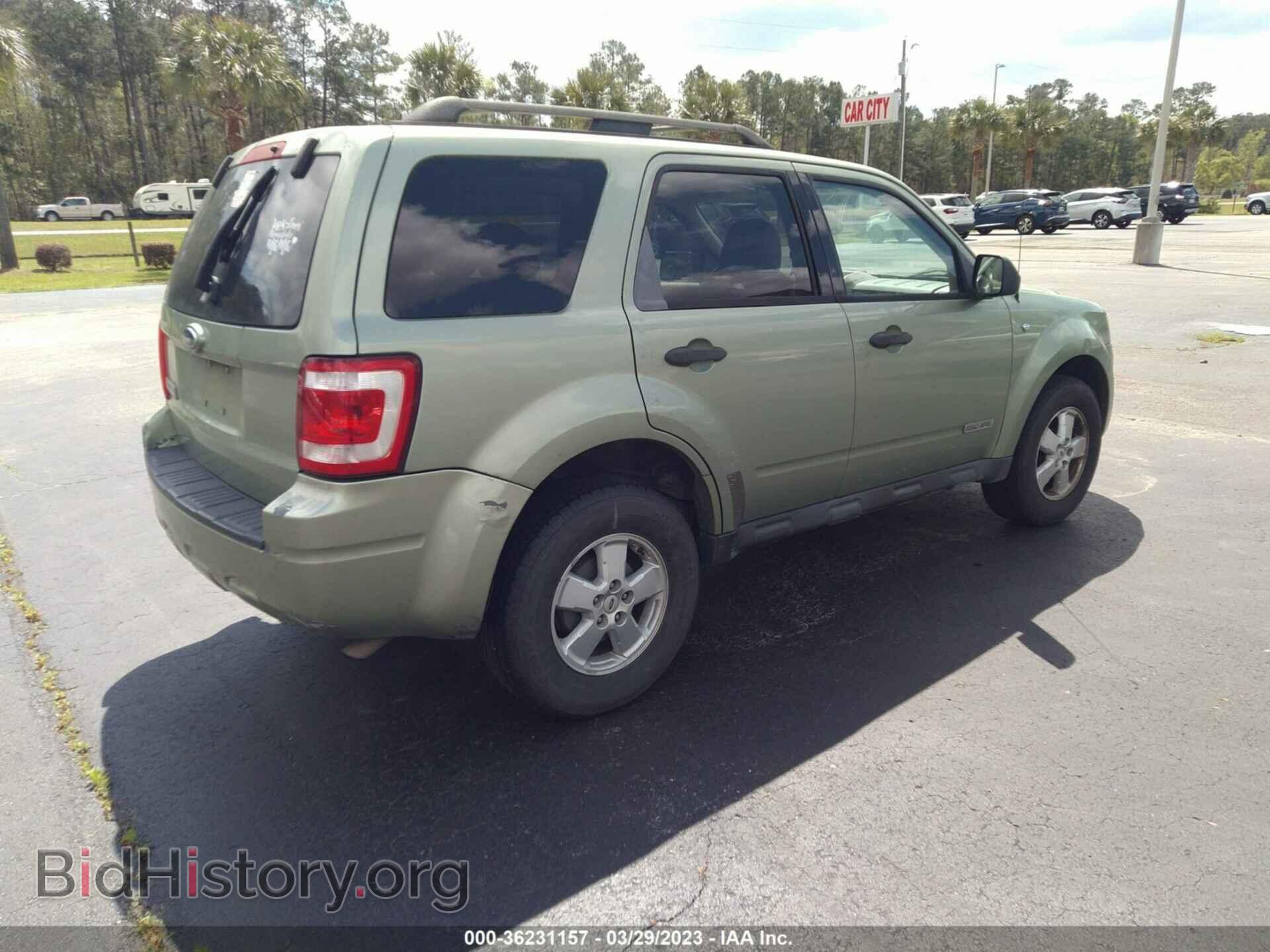 2008 FORD ESCAPE - VIN: 1FMCU03138KB26502 - Фото 4
