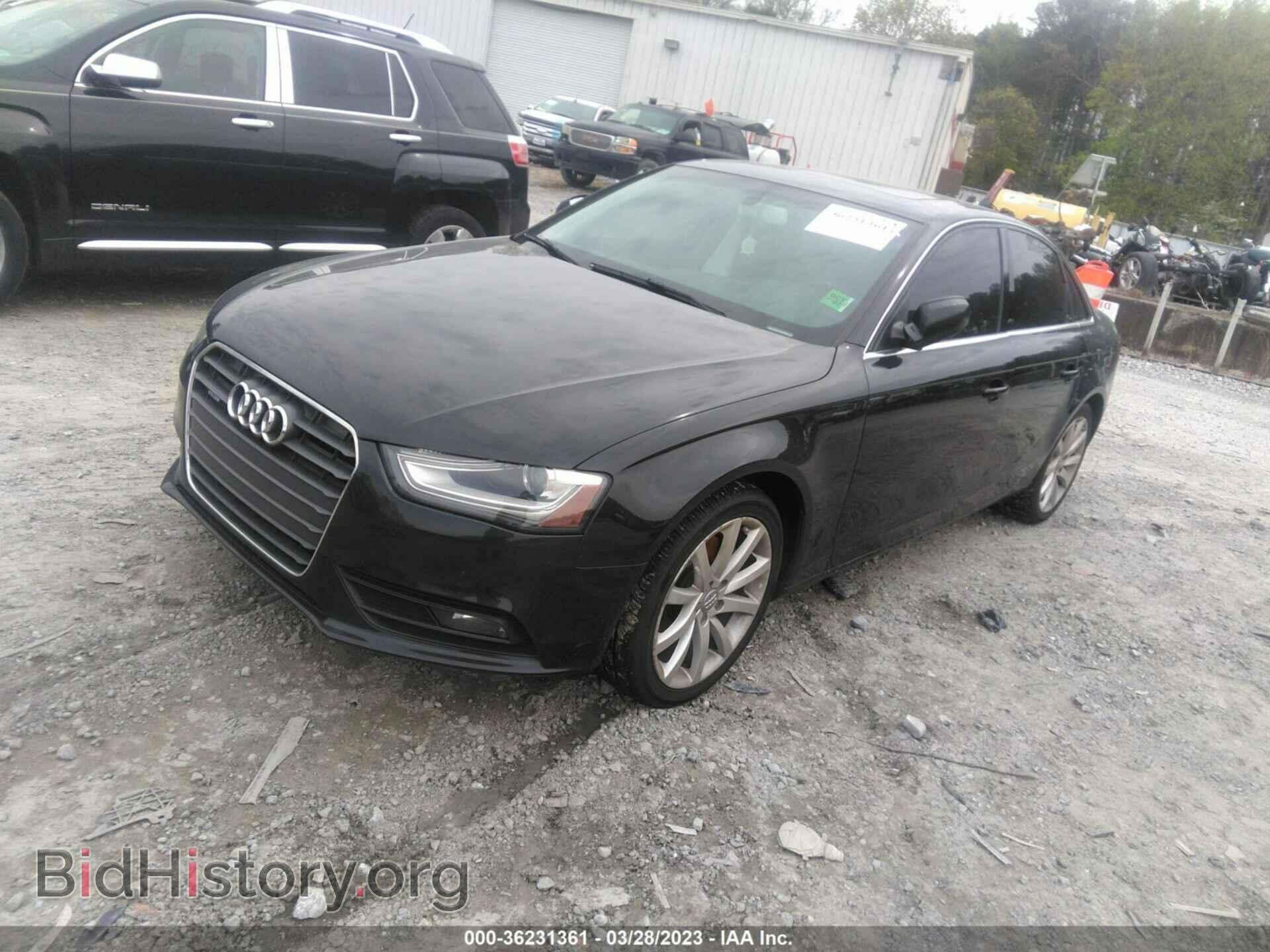 2013 AUDI A4 - VIN: WAUFFAFL2DA167490 - Фото 2