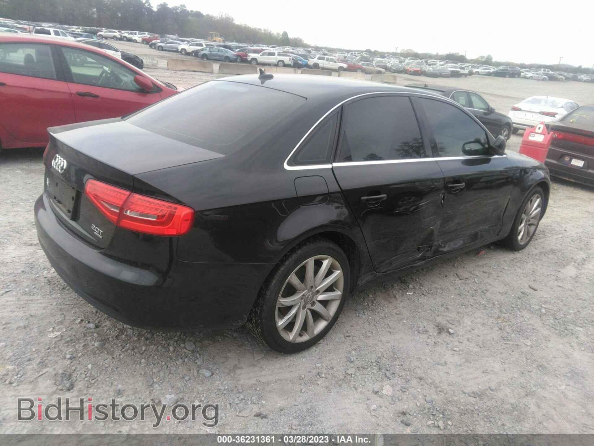 2013 AUDI A4 - VIN: WAUFFAFL2DA167490 - Фото 4