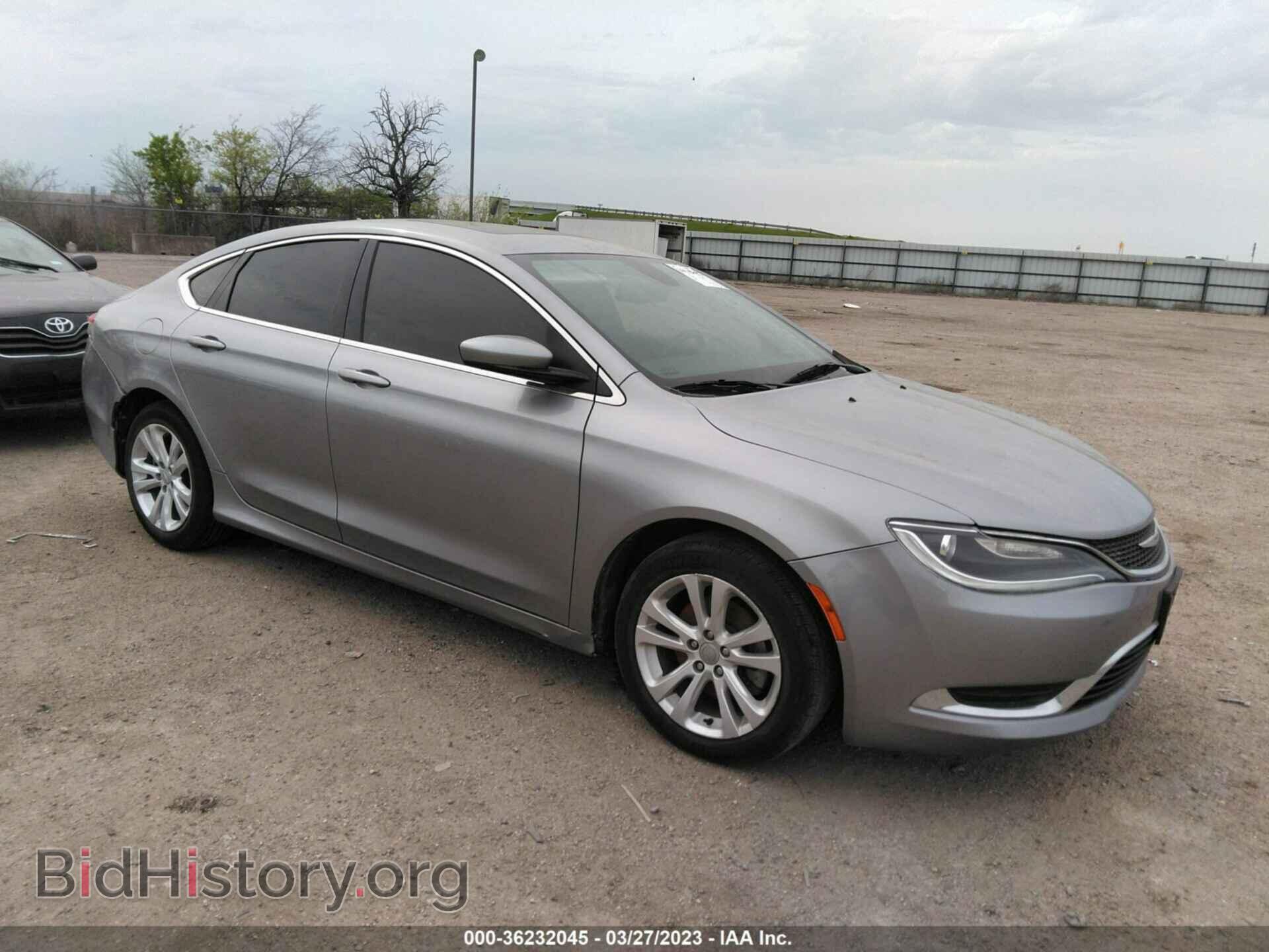 Фотография 1C3CCCABXGN102204 - CHRYSLER 200 2016