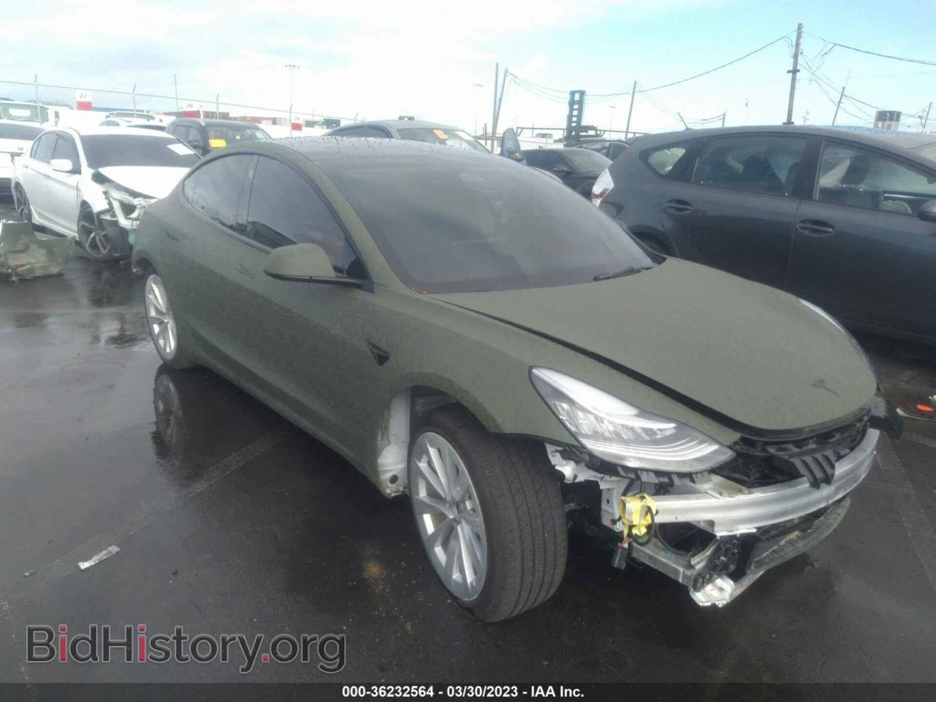 Фотография 5YJ3E1EBXNF299312 - TESLA MODEL 3 2022
