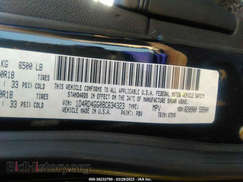 2011 Dodge DURANGO (VIN 1D4RD4GG0BC634323) — photo 9 of 11