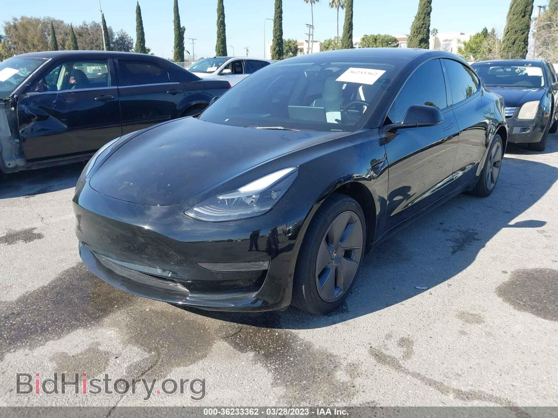 2022 TESLA MODEL 3 - VIN: 5YJ3E1EA7NF352491 - Фото 2