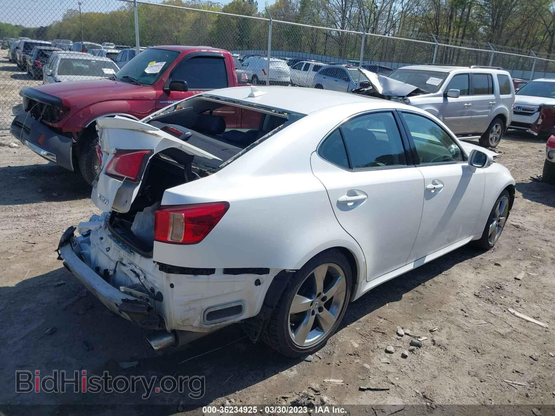 2013 LEXUS IS 350 - VIN: JTHBE5C20D5031499 - Фото 4