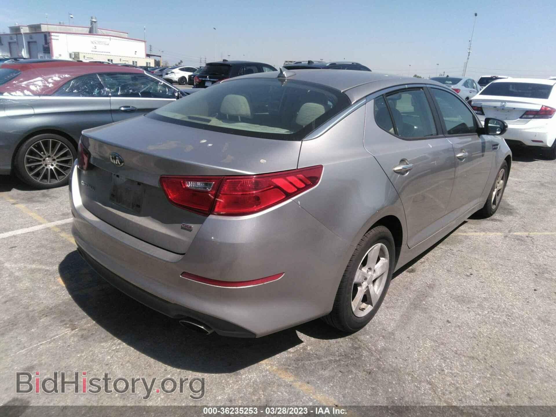 2014 KIA OPTIMA - VIN: KNAGM4A75E5509580 - Фото 4