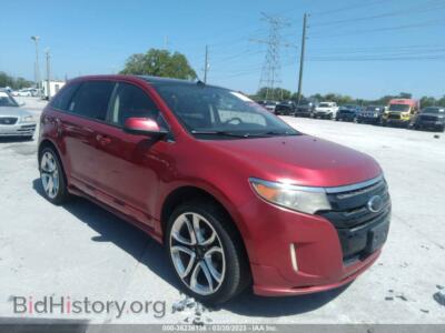 2011 Ford EDGE Sport, red — VIN 2FMDK4AK3BBB10573, IAAI