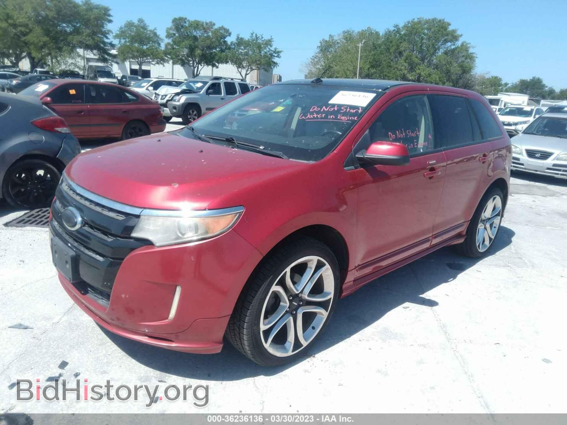 2011 FORD EDGE - VIN: 2FMDK4AK3BBB10573 - Фото 2