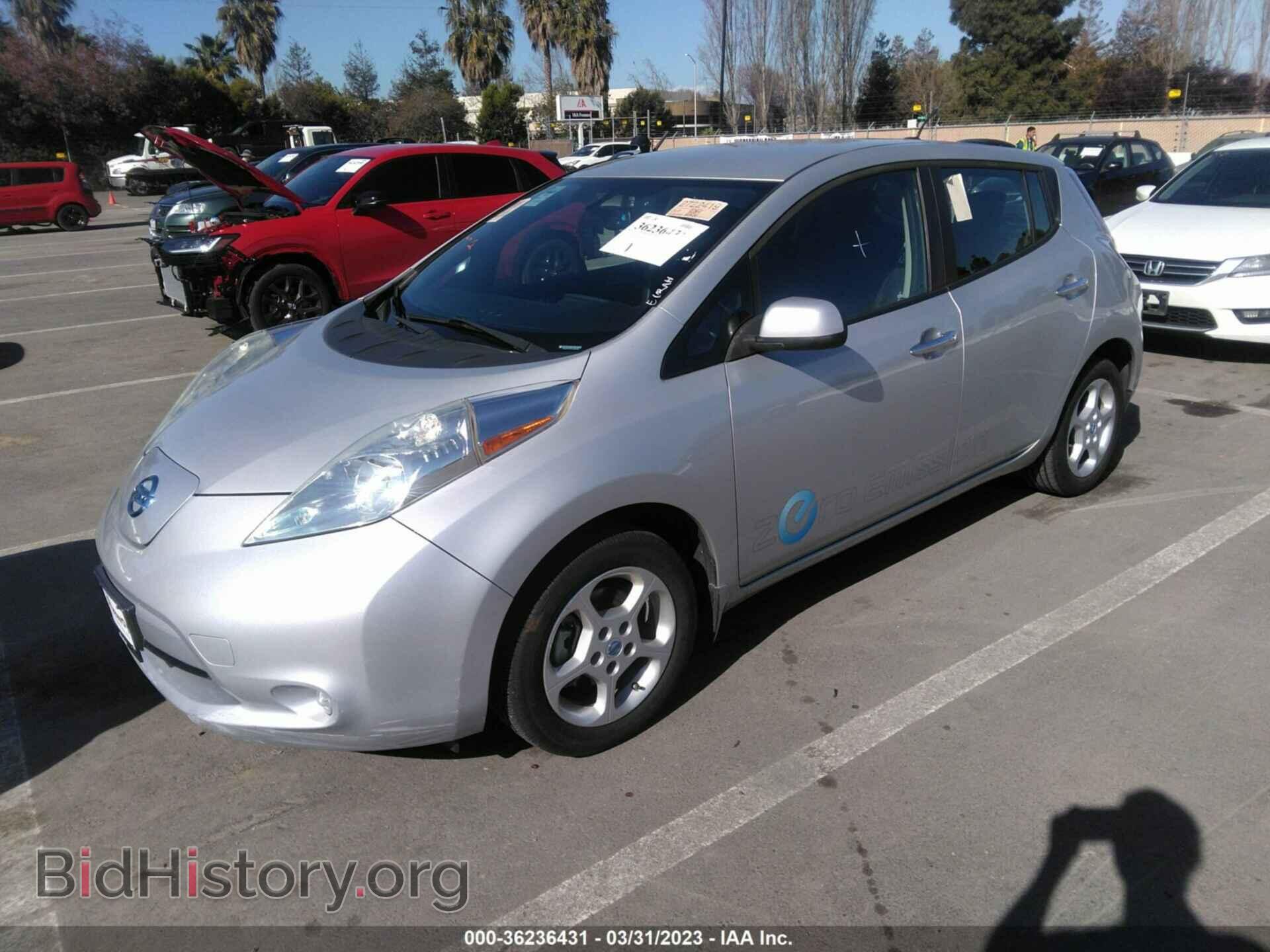 2013 NISSAN LEAF - VIN: 1N4AZ0CP7DC403308 - Фото 2