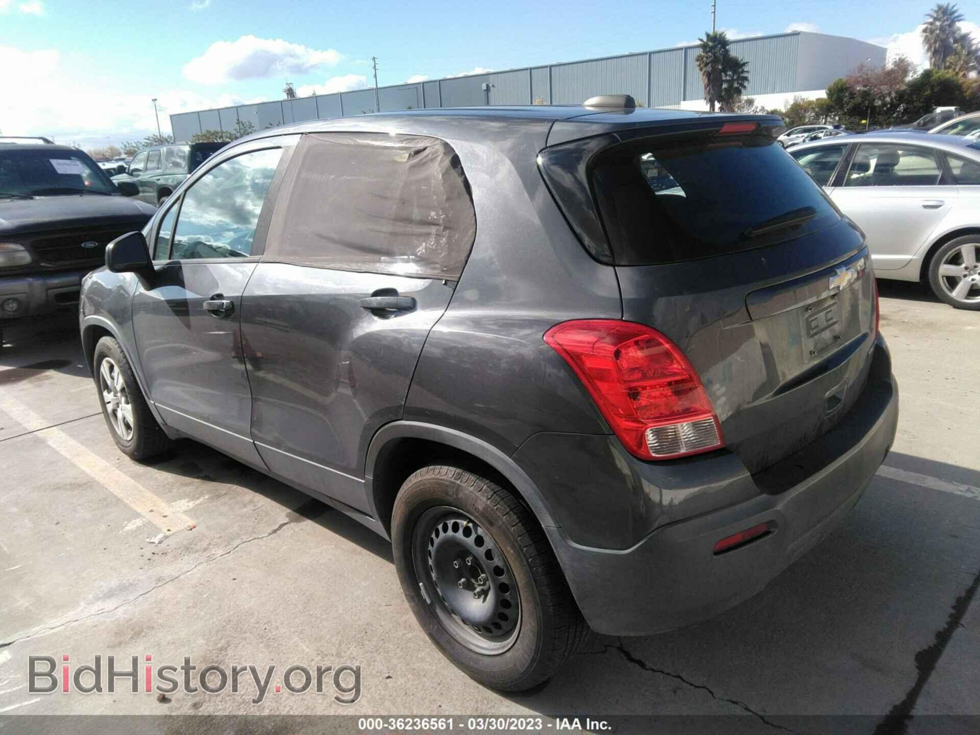 2016 CHEVROLET TRAX - VIN: 3GNCJKSB2GL176217 - Фото 3