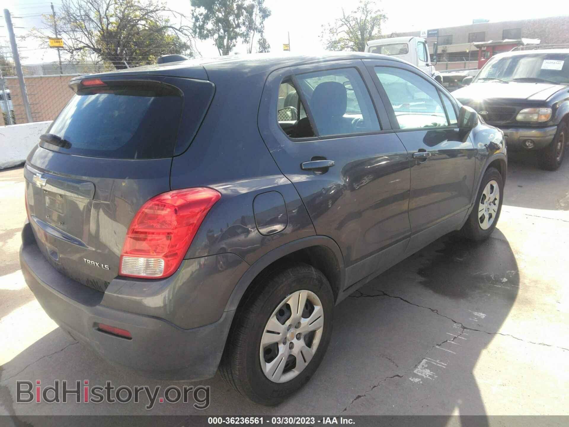2016 CHEVROLET TRAX - VIN: 3GNCJKSB2GL176217 - Фото 4