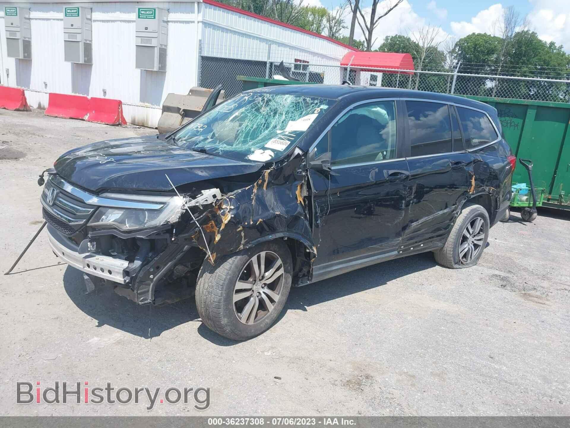 2016 HONDA PILOT - VIN: 5FNYF6H56GB114732 - Фото 2