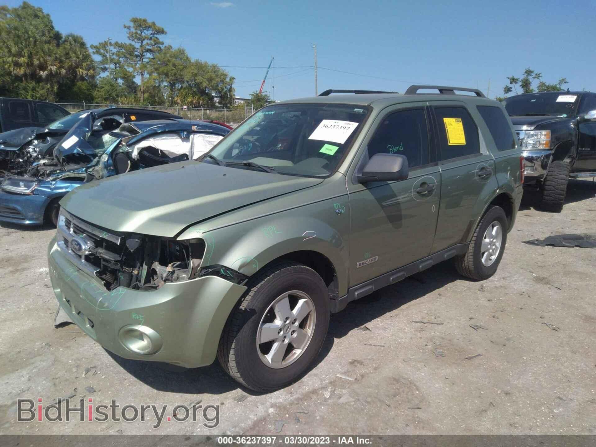 2008 FORD ESCAPE - VIN: 1FMCU03138KE03455 - Фото 2