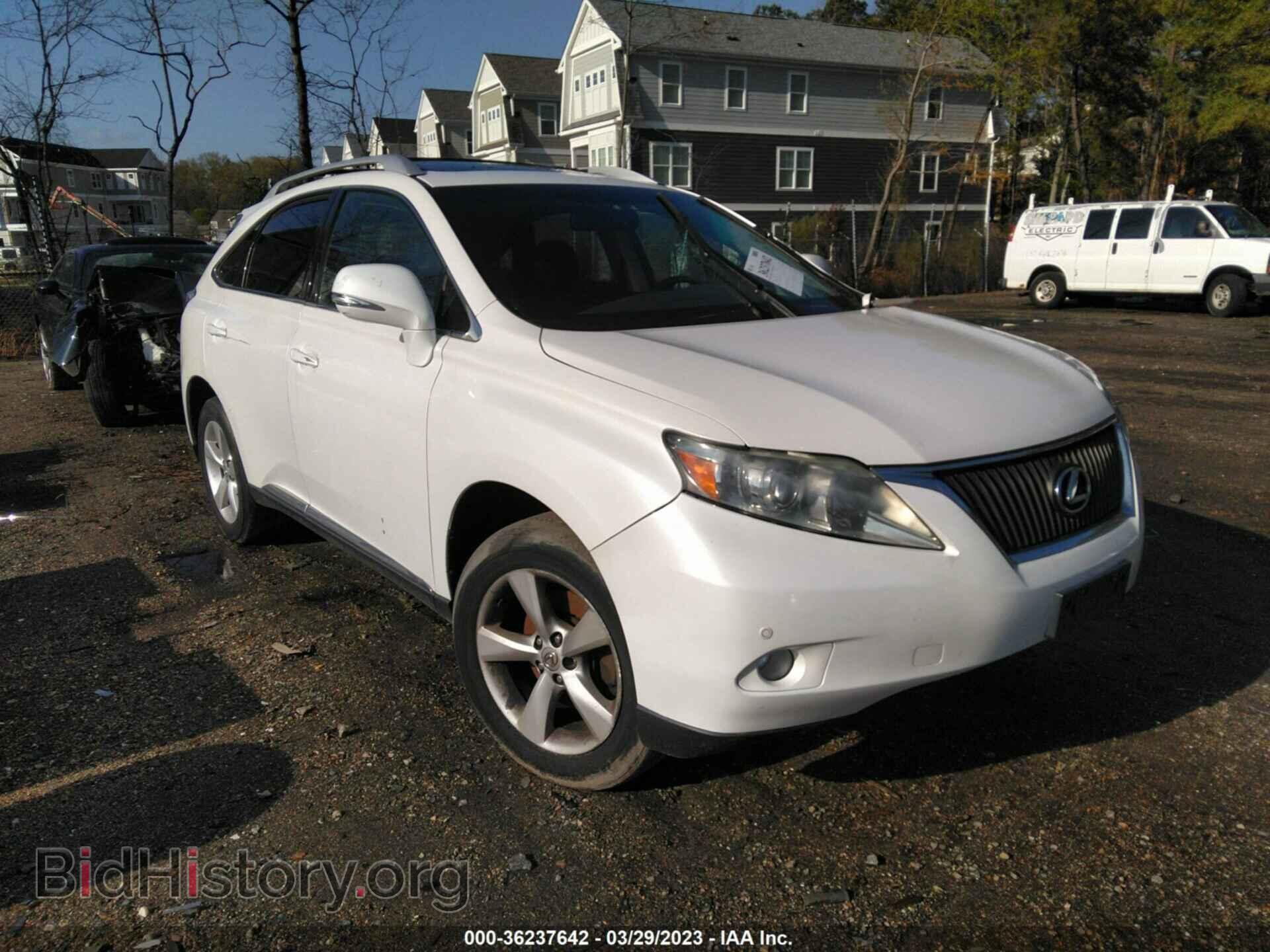 Photo 2T2BK1BA3CC120847 - LEXUS RX 350 2012