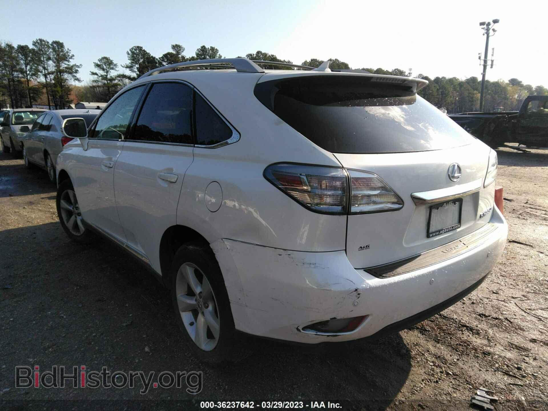 2012 LEXUS RX 350 - VIN: 2T2BK1BA3CC120847 - Фото 3