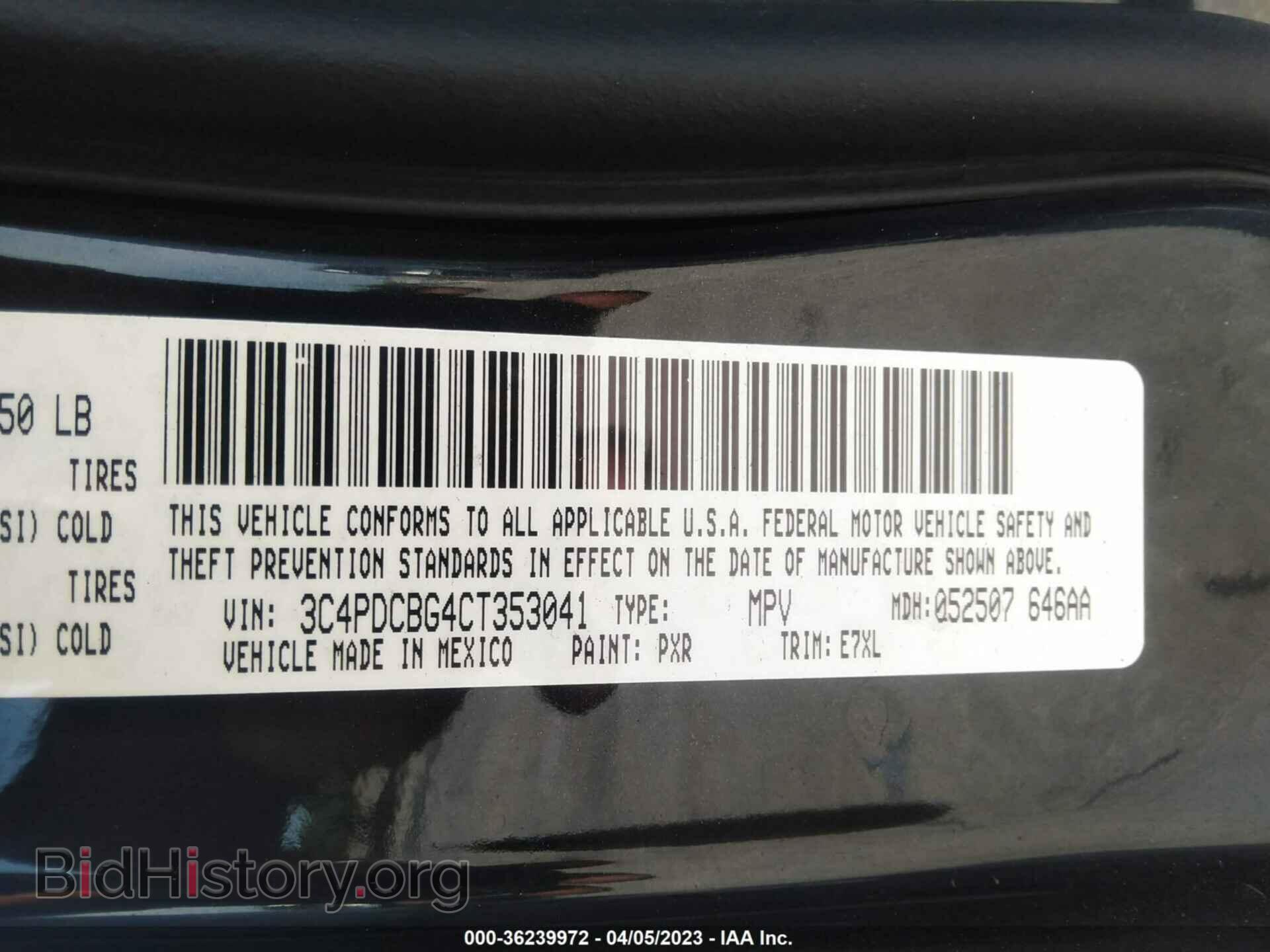 2012 DODGE JOURNEY - VIN: 3C4PDCBG4CT353041 - Photo 9