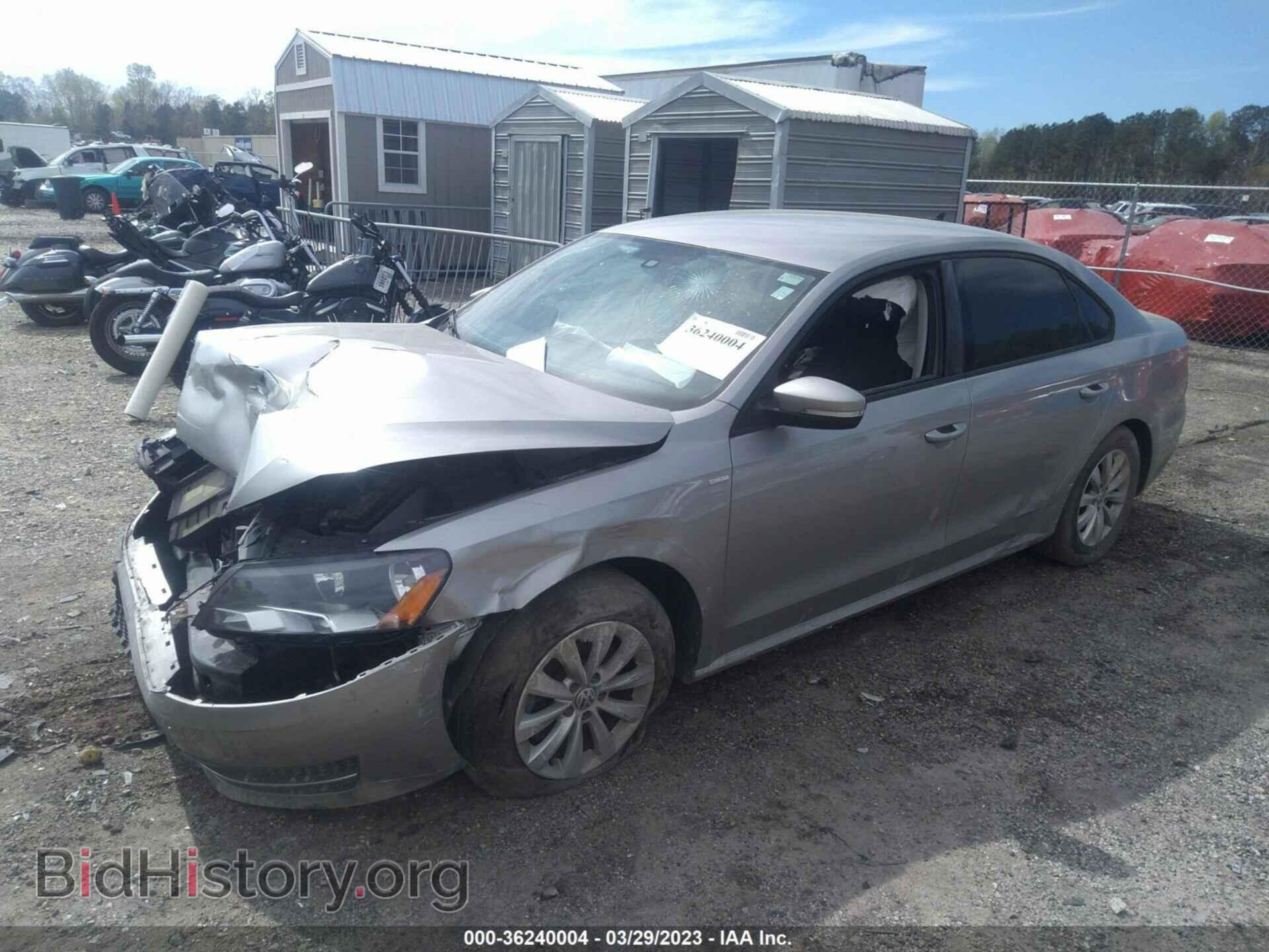 2014 VOLKSWAGEN PASSAT - VIN: 1VWAS7A34EC092524 - Фото 2
