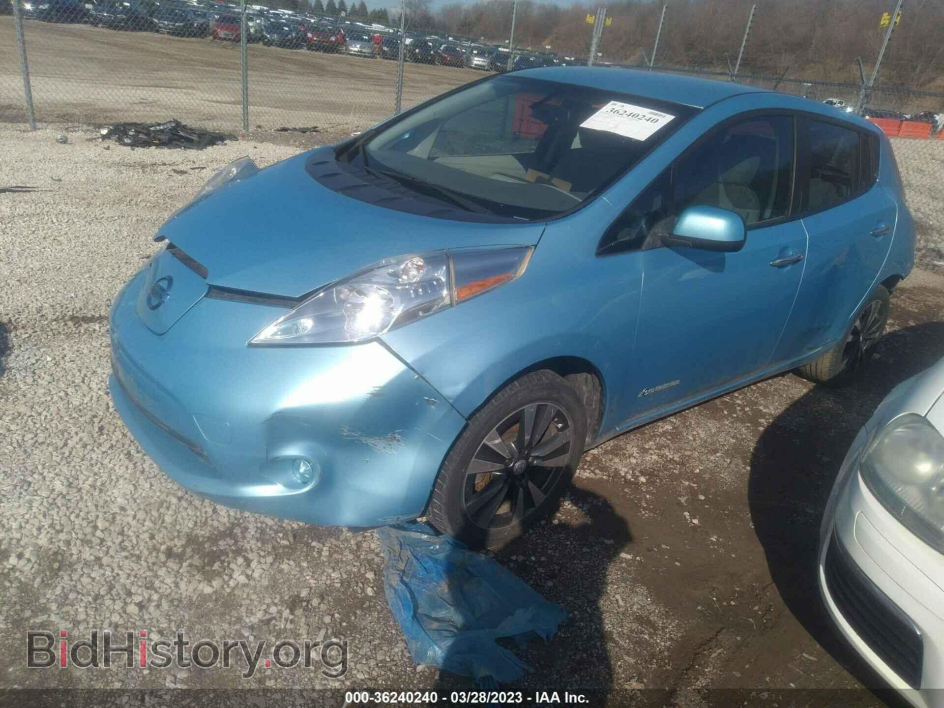 2015 NISSAN LEAF - VIN: 1N4AZ0CP6FC314977 - Фото 2