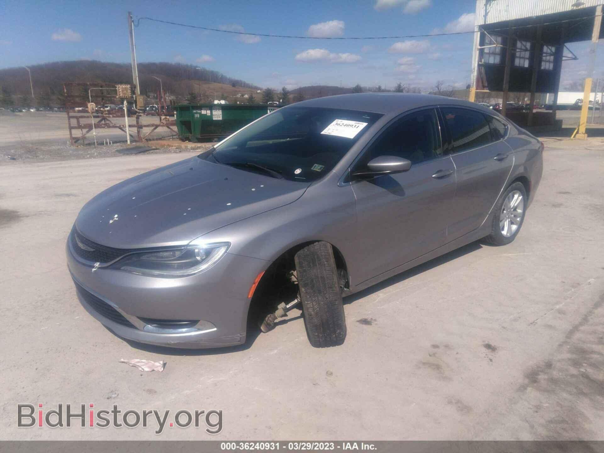 2015 CHRYSLER 200 - VIN: 1C3CCCAB6FN755465 - Фото 2