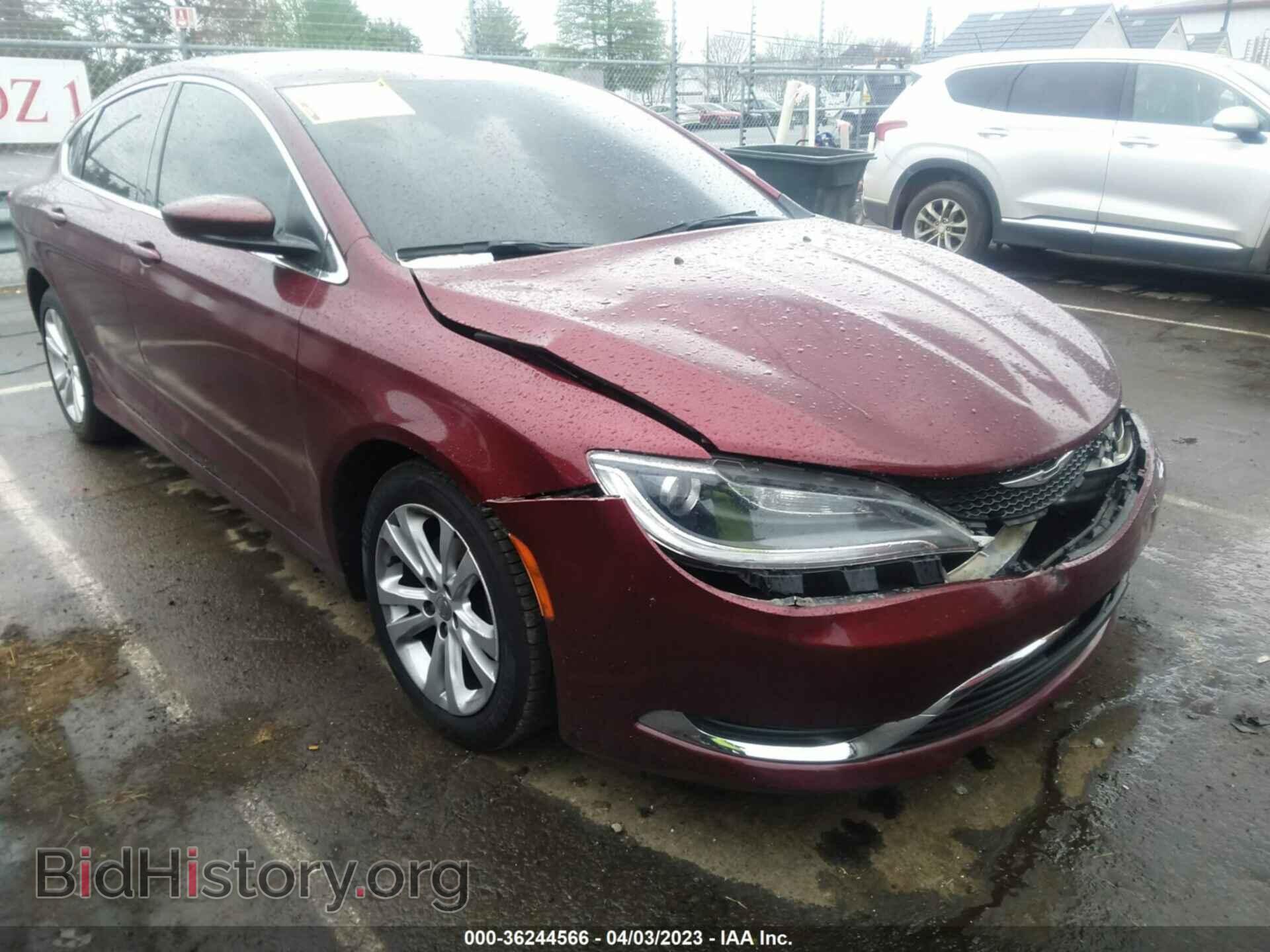 Photo 1C3CCCAB8FN675617 - CHRYSLER 200 2015