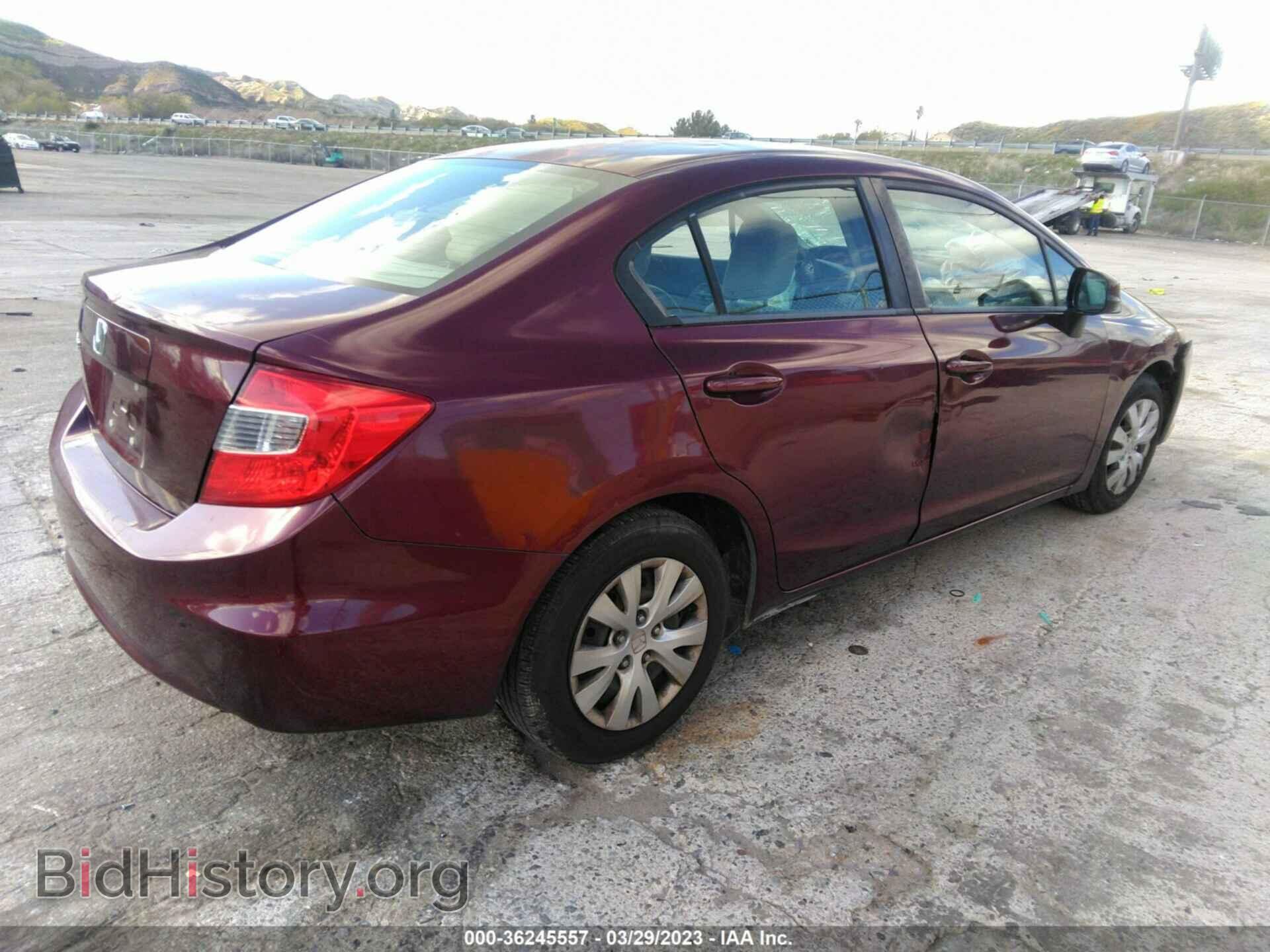2012 HONDA CIVIC - VIN: 2HGFB2F50CH559679 - Photo 4
