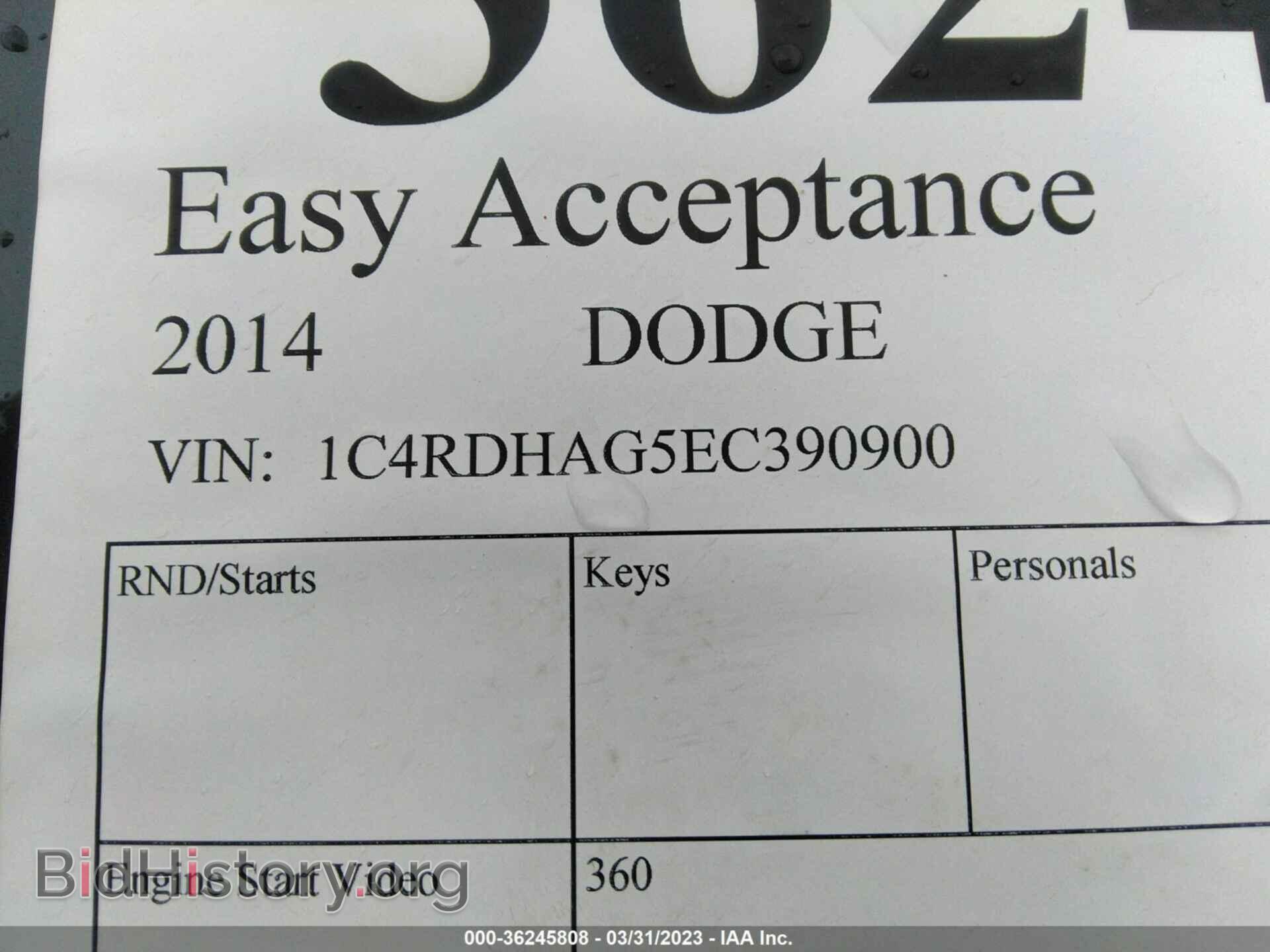2014 DODGE DURANGO - VIN: 1C4RDHAG5EC390900 - Фото 9