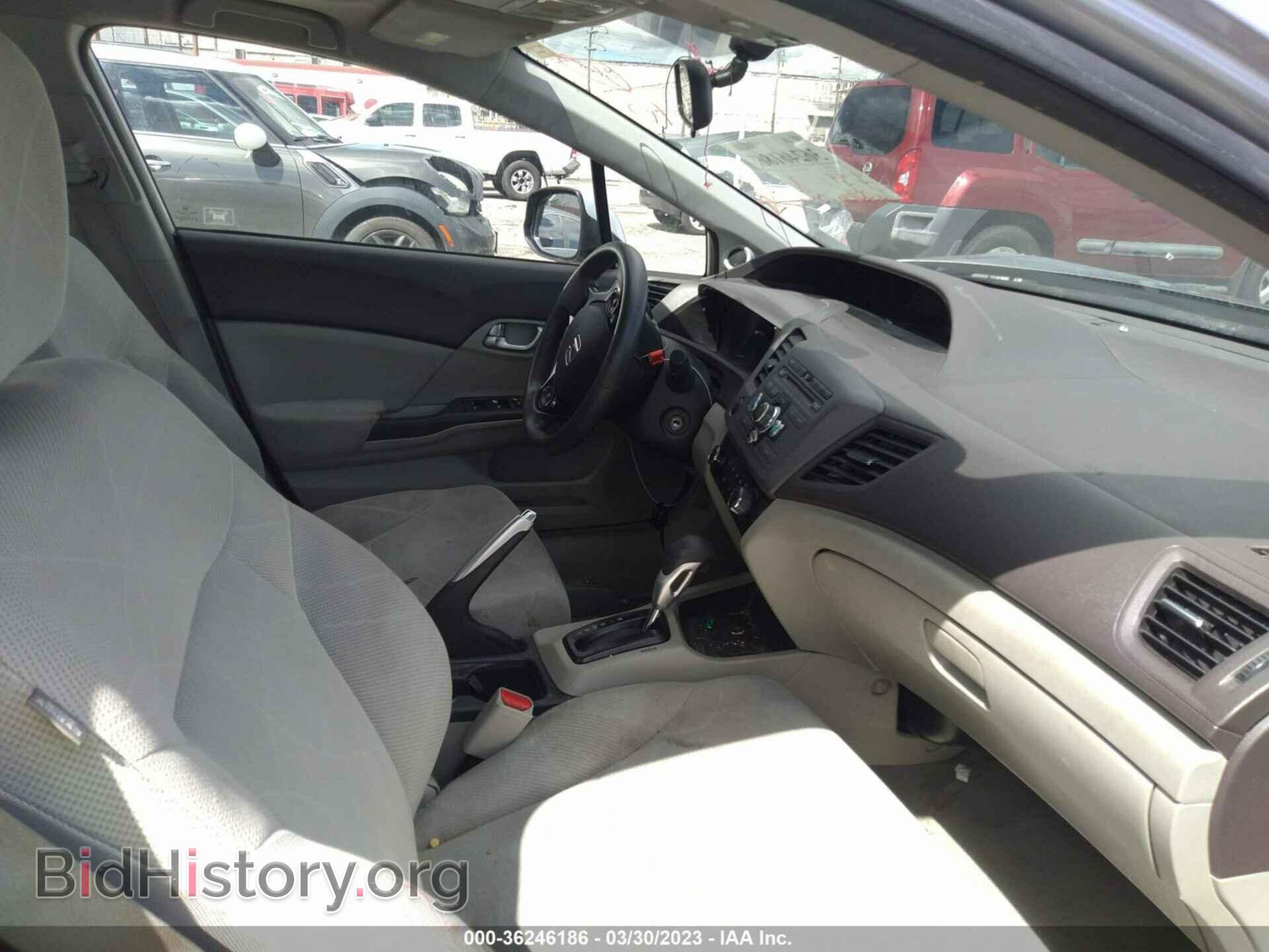 2012 HONDA CIVIC SDN - VIN: 19XFB2F83CE309034 - Фото 5