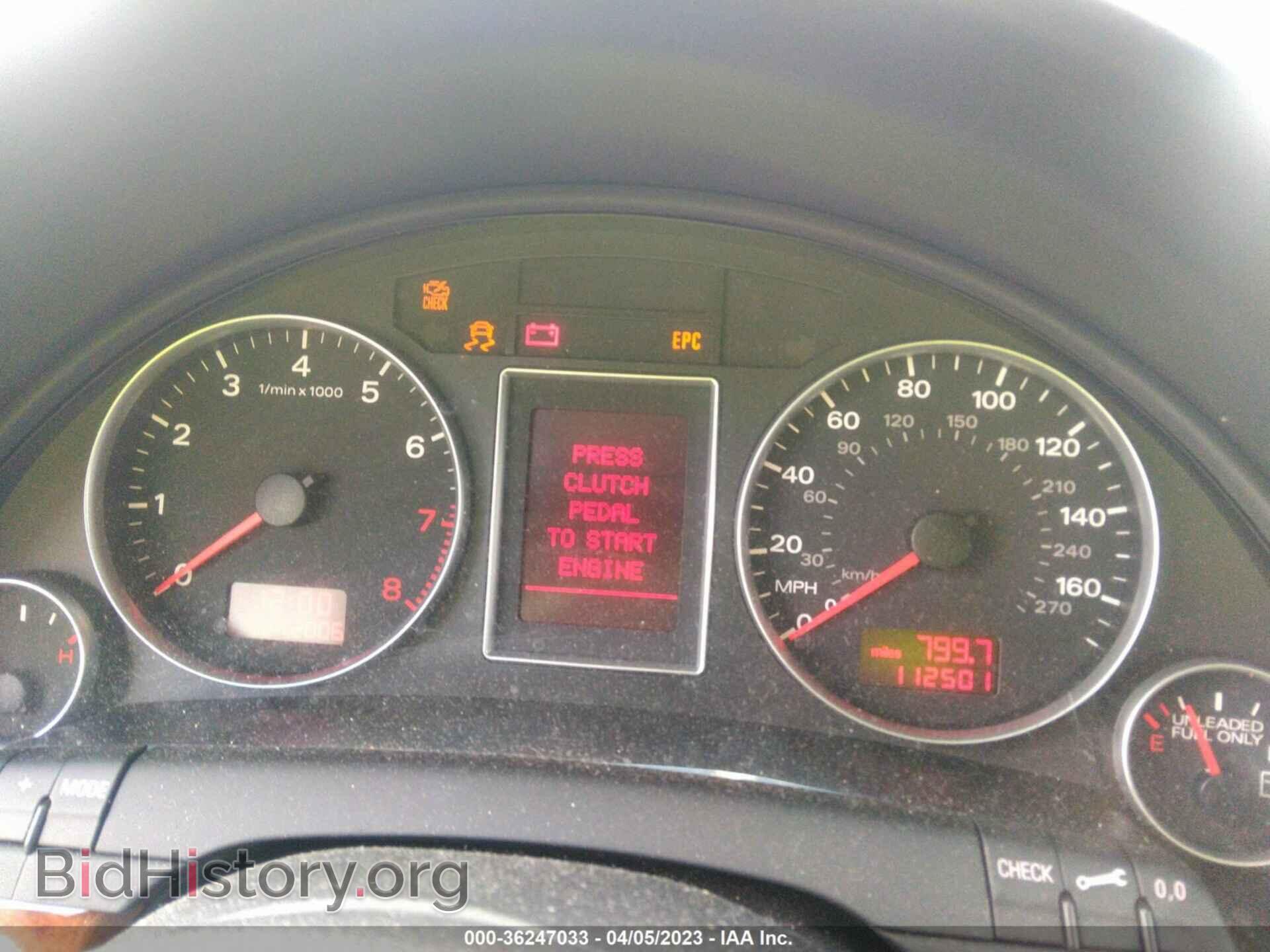 2006 AUDI A4 - VIN: WAUDF78E96A272376 - Фото 7