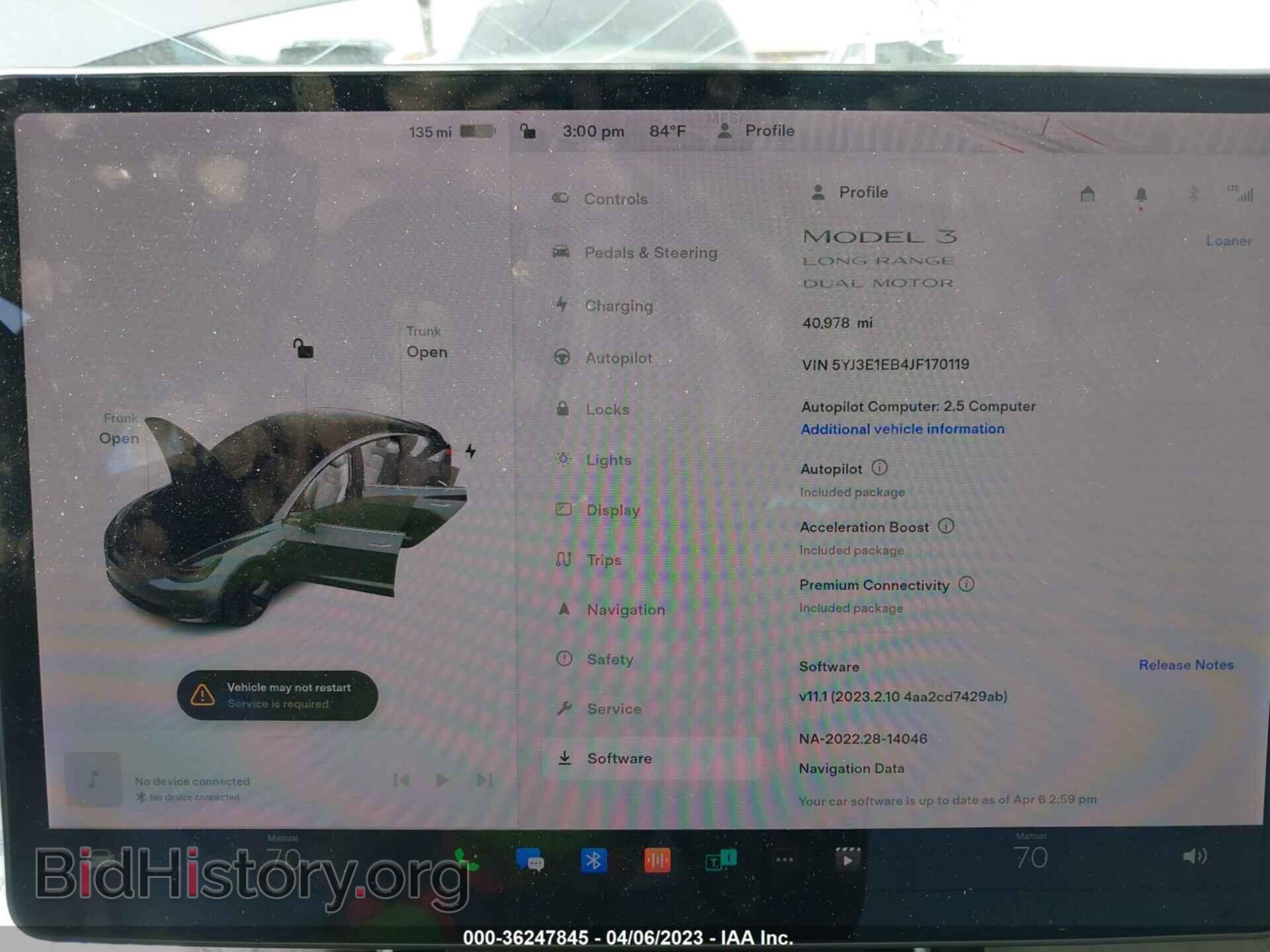 2018 TESLA MODEL 3 - VIN: 5YJ3E1EB4JF170119 - Photo 7