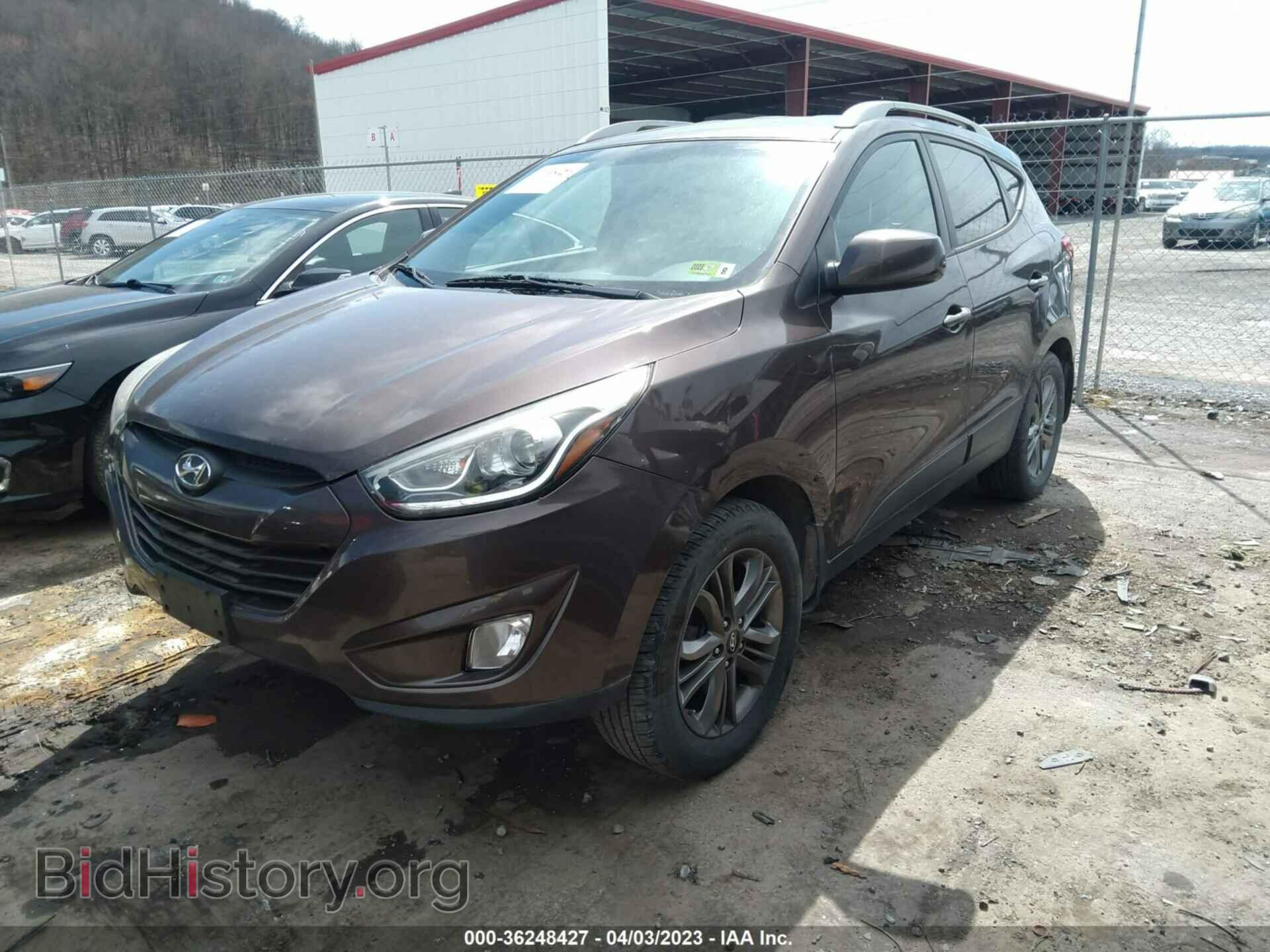 2014 HYUNDAI TUCSON - VIN: KM8JUCAG2EU855655 - Фото 2
