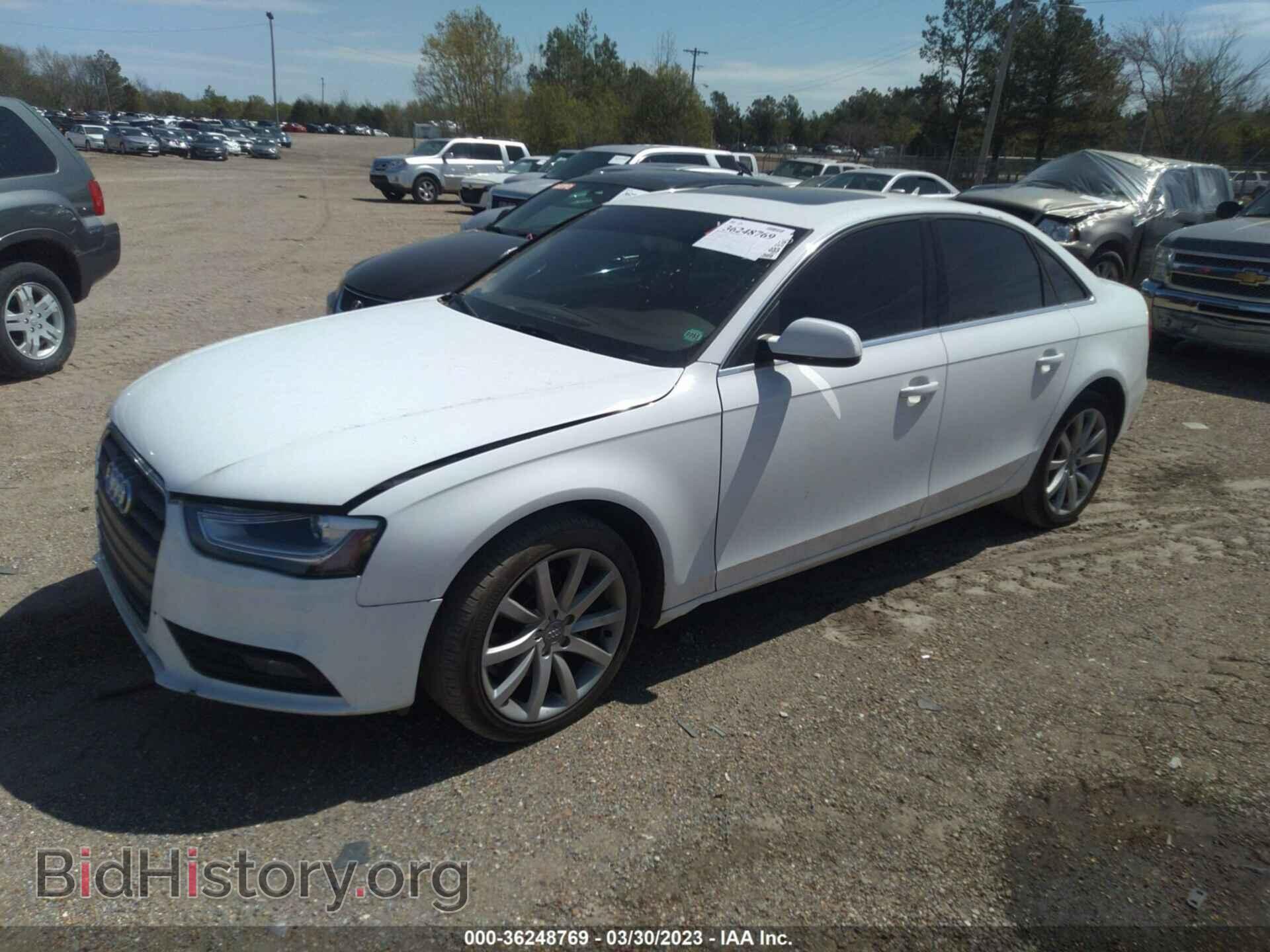 2013 AUDI A4 - VIN: WAUFFAFL6DA108555 - Фото 2
