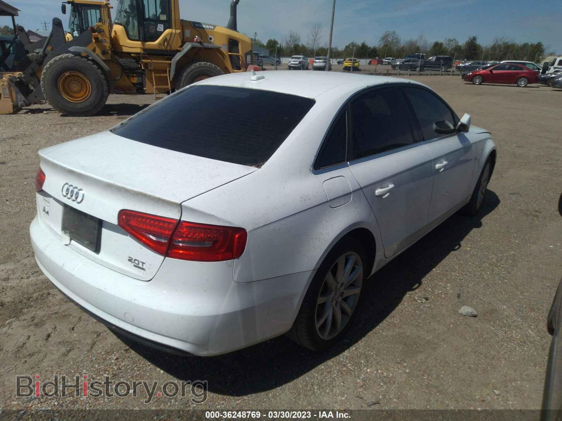 2013 AUDI A4 - VIN: WAUFFAFL6DA108555 - Фото 4