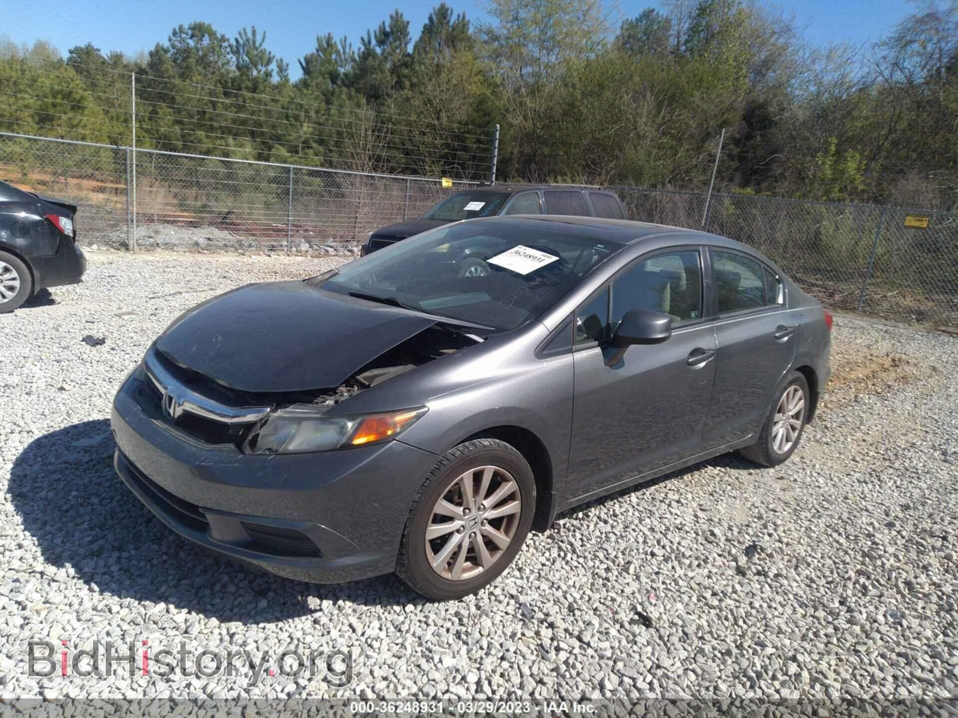 2012 HONDA CIVIC SDN - VIN: 19XFB2F9XCE041057 - Фото 2