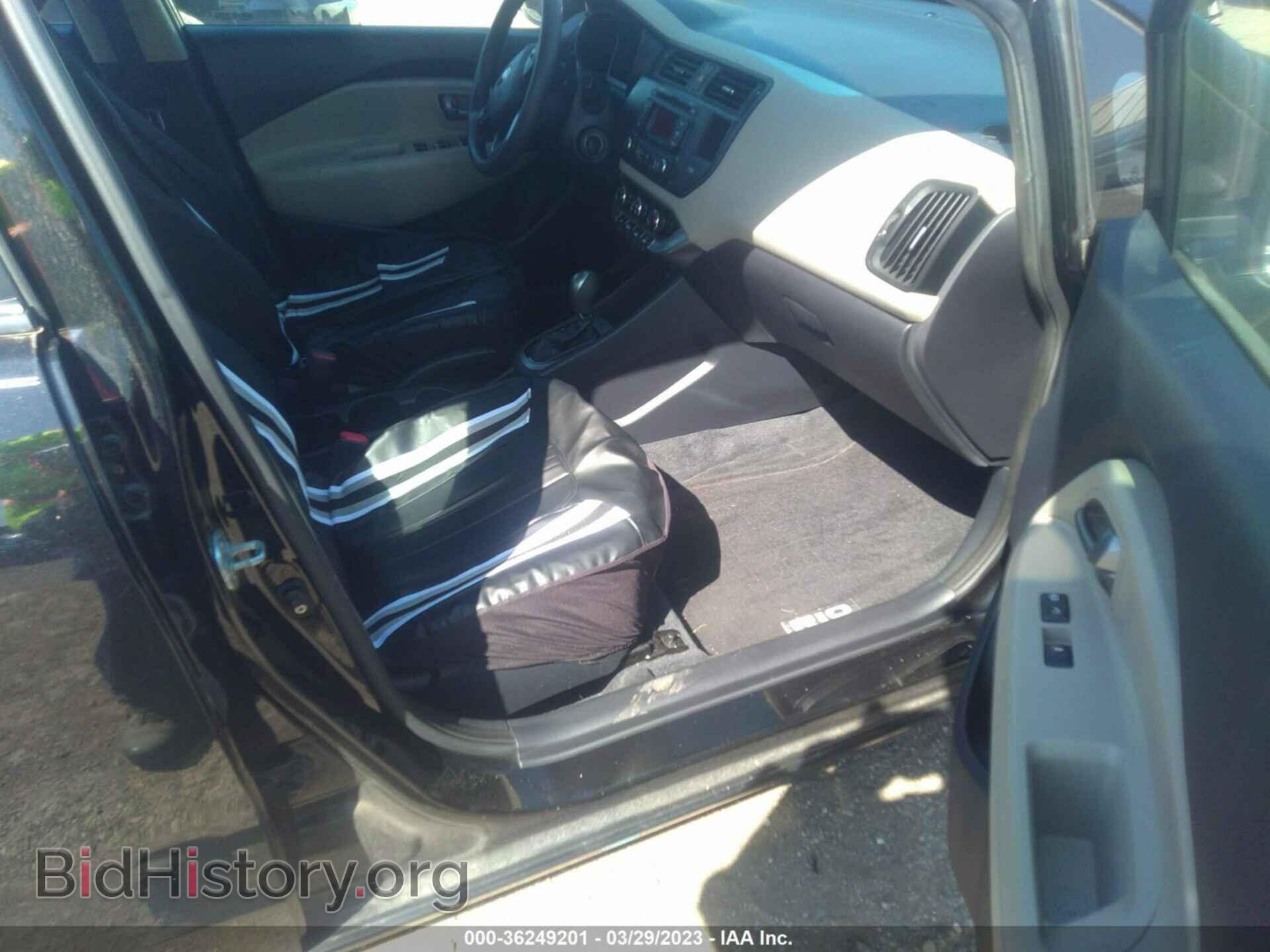 2013 KIA RIO - VIN: KNADM4A35D6172935 - Фото 5