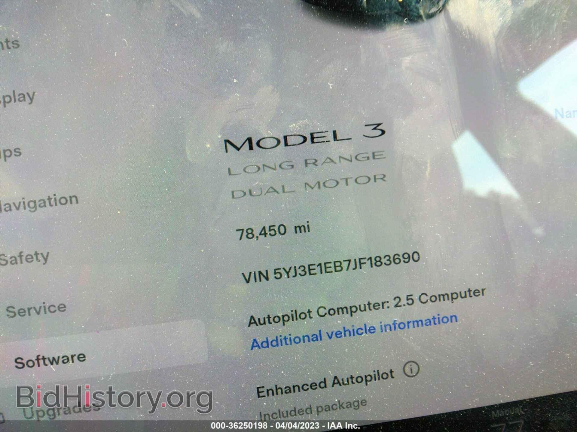 2018 TESLA MODEL 3 - VIN: 5YJ3E1EB7JF183690 - Photo 7
