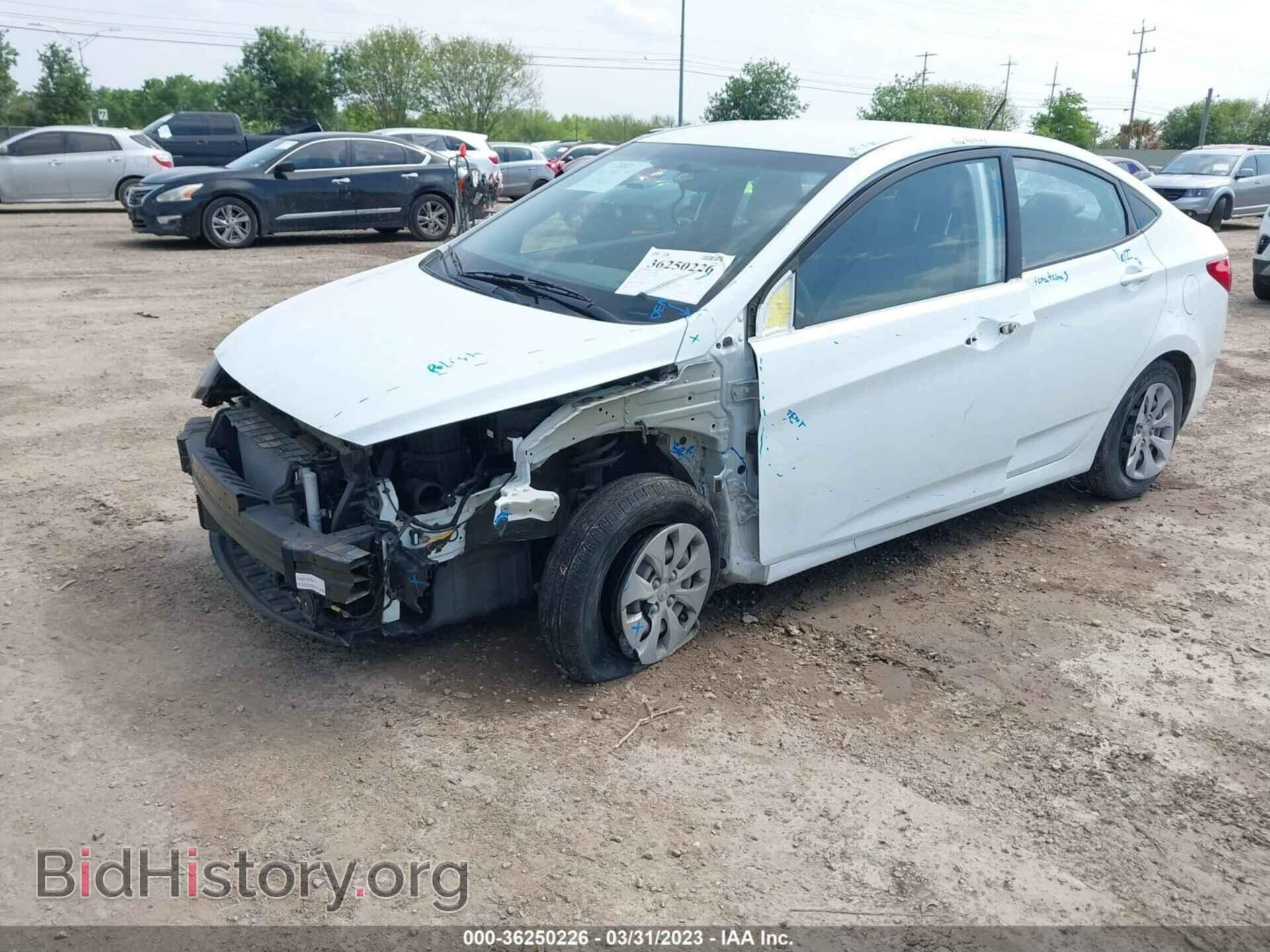 2015 HYUNDAI ACCENT - VIN: KMHCT4AE6FU822904 - Фото 2