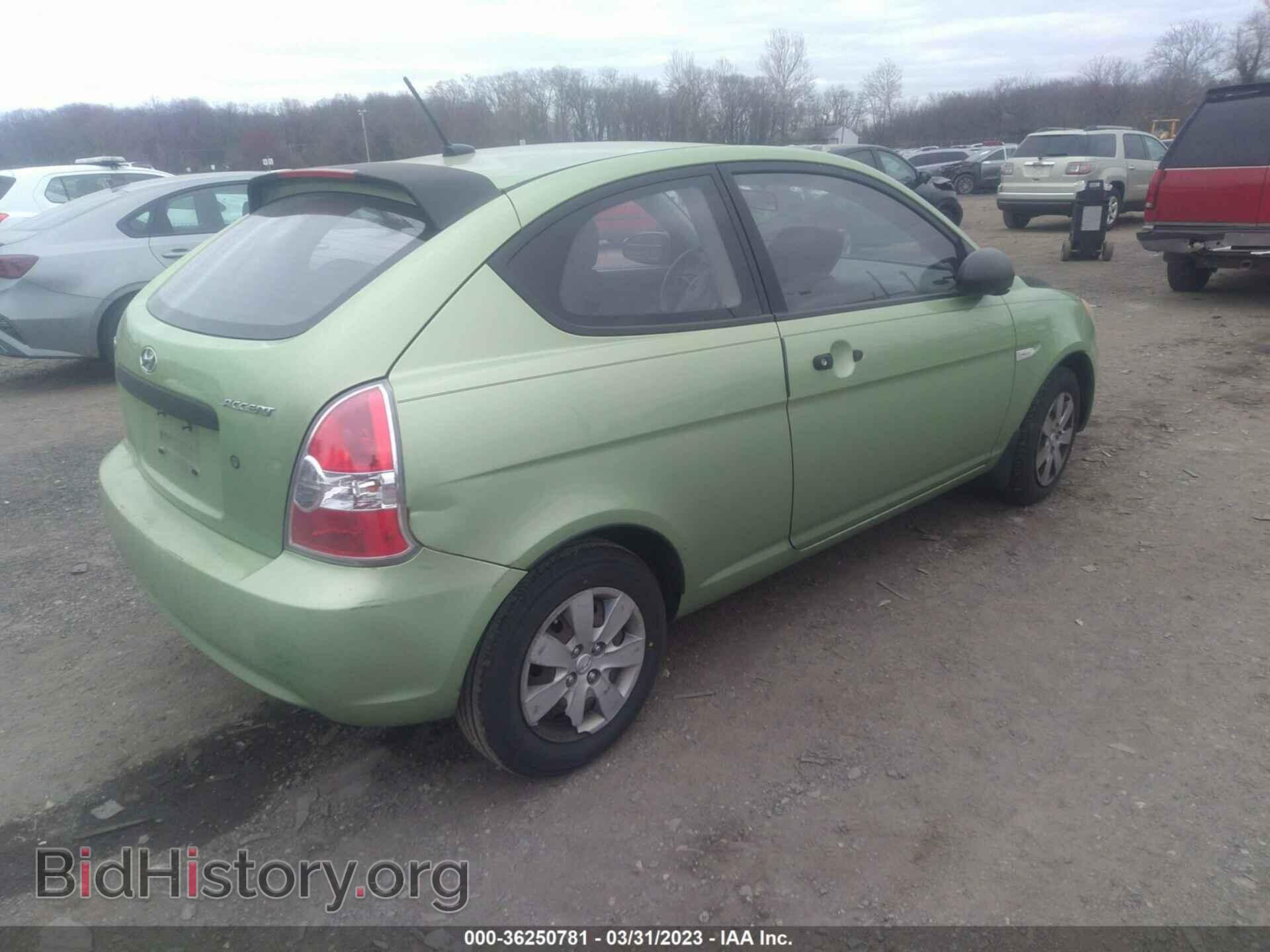 2009 HYUNDAI ACCENT - VIN: KMHCM36C79U137779 - Фото 4