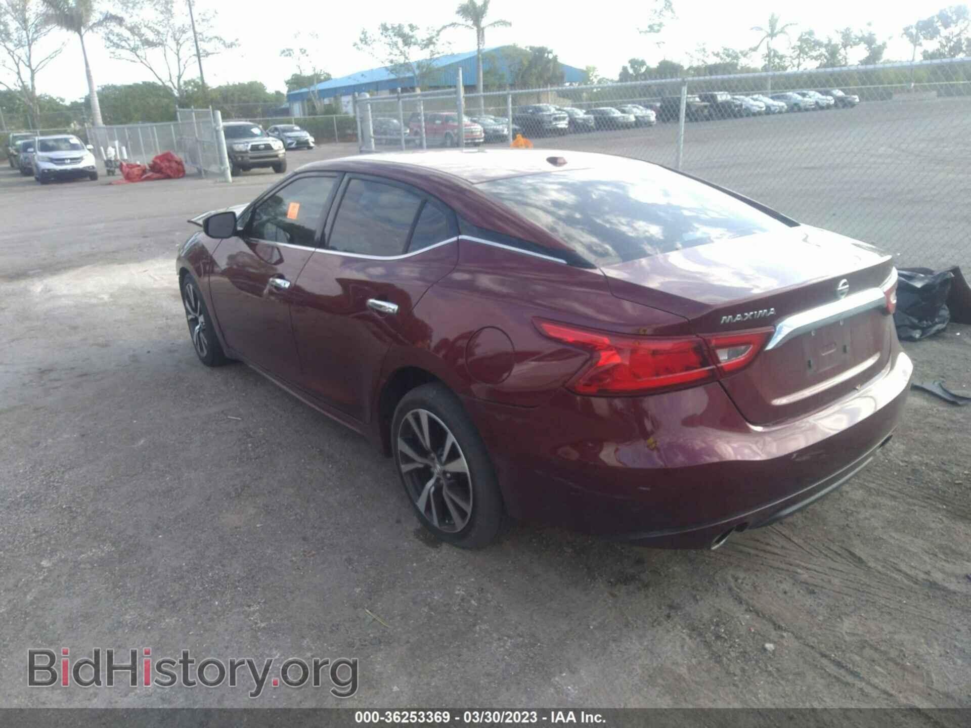 2016 NISSAN MAXIMA - VIN: 1N4AA6AP1GC430781 - Фото 3