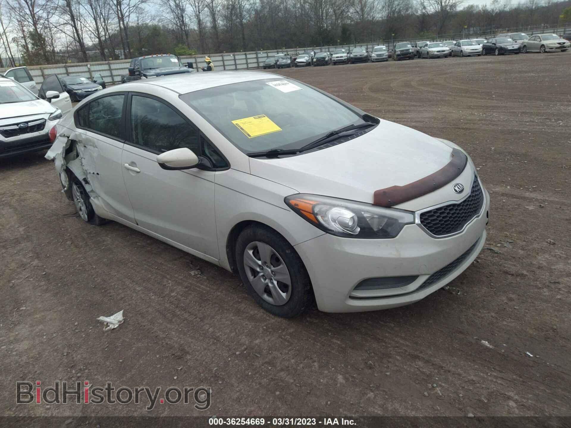 Photo KNAFK4A68F5409435 - KIA FORTE 2015