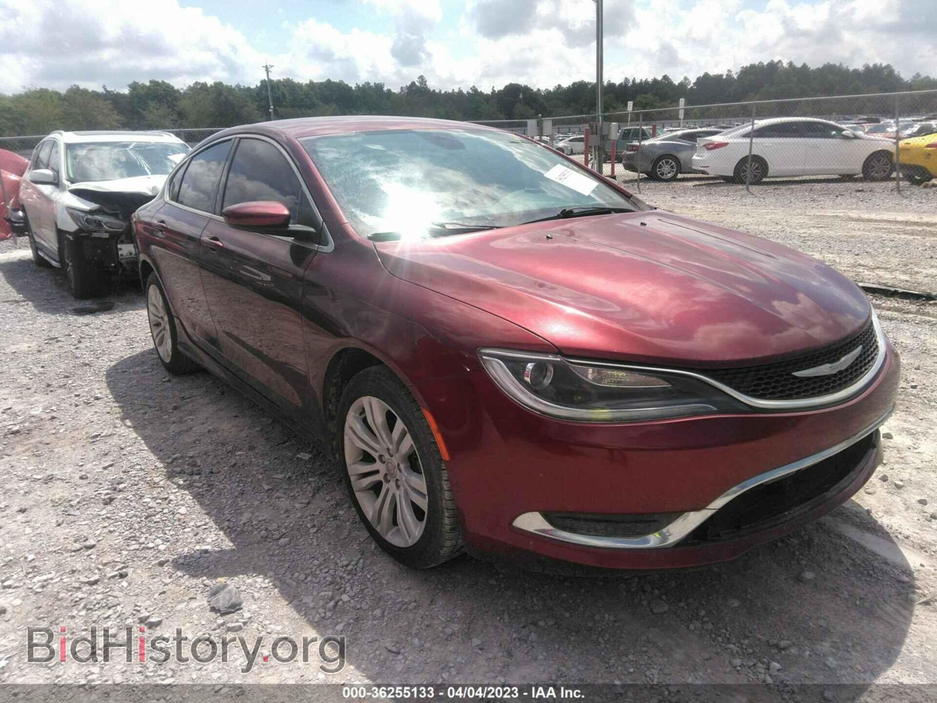 Фотография 1C3CCCAB2FN647408 - CHRYSLER 200 2015