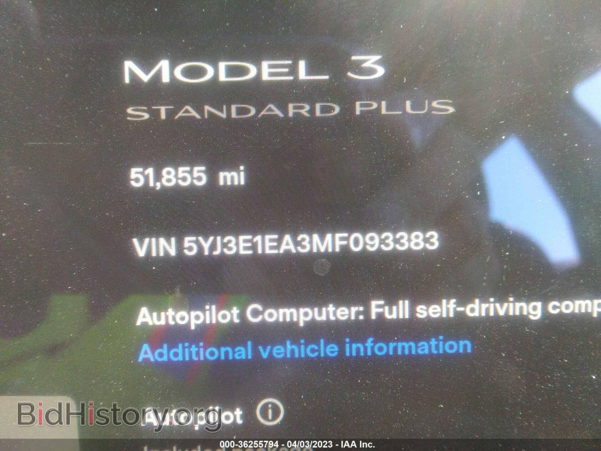 2021 TESLA MODEL 3 - VIN: 5YJ3E1EA3MF093383 - Photo 9