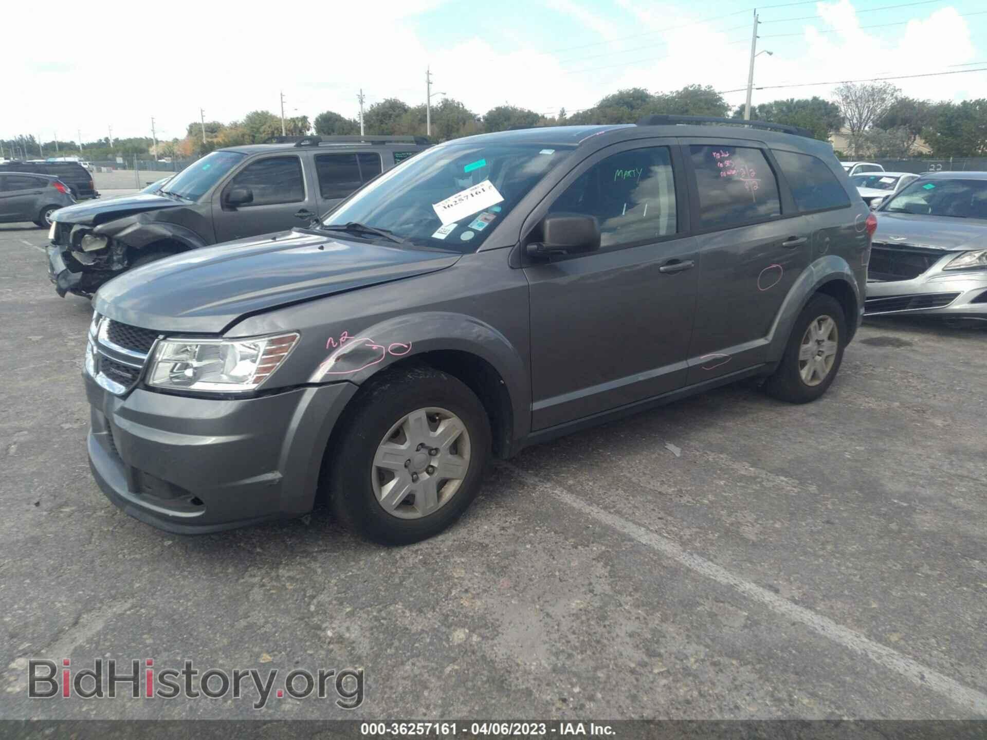 2012 DODGE JOURNEY - VIN: 3C4PDCAB6CT168088 - Photo 2