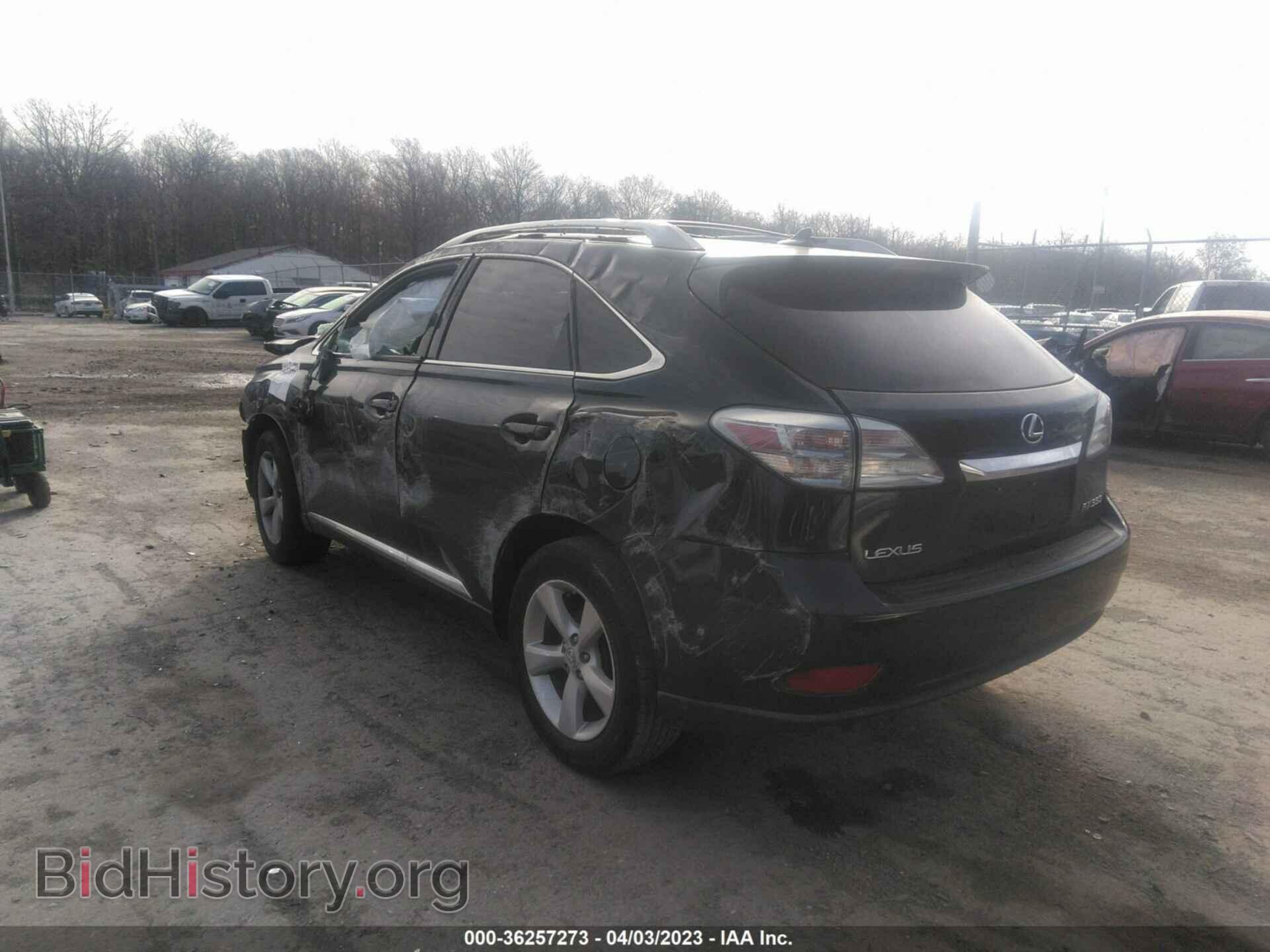 2010 LEXUS RX 350 - VIN: 2T2BK1BA7AC078602 - Фото 3