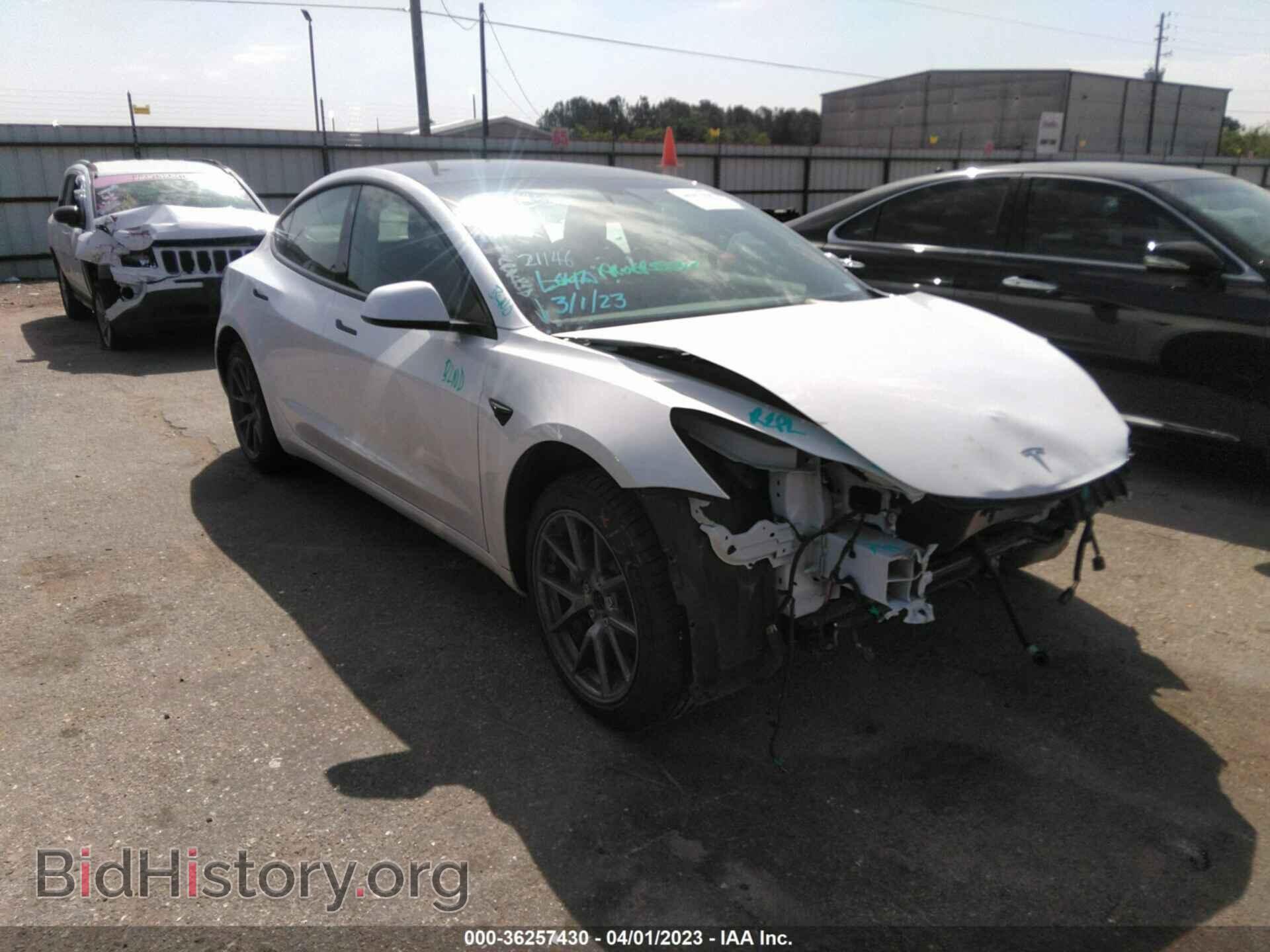 Photo 5YJ3E1EA1MF100654 - TESLA MODEL 3 2021