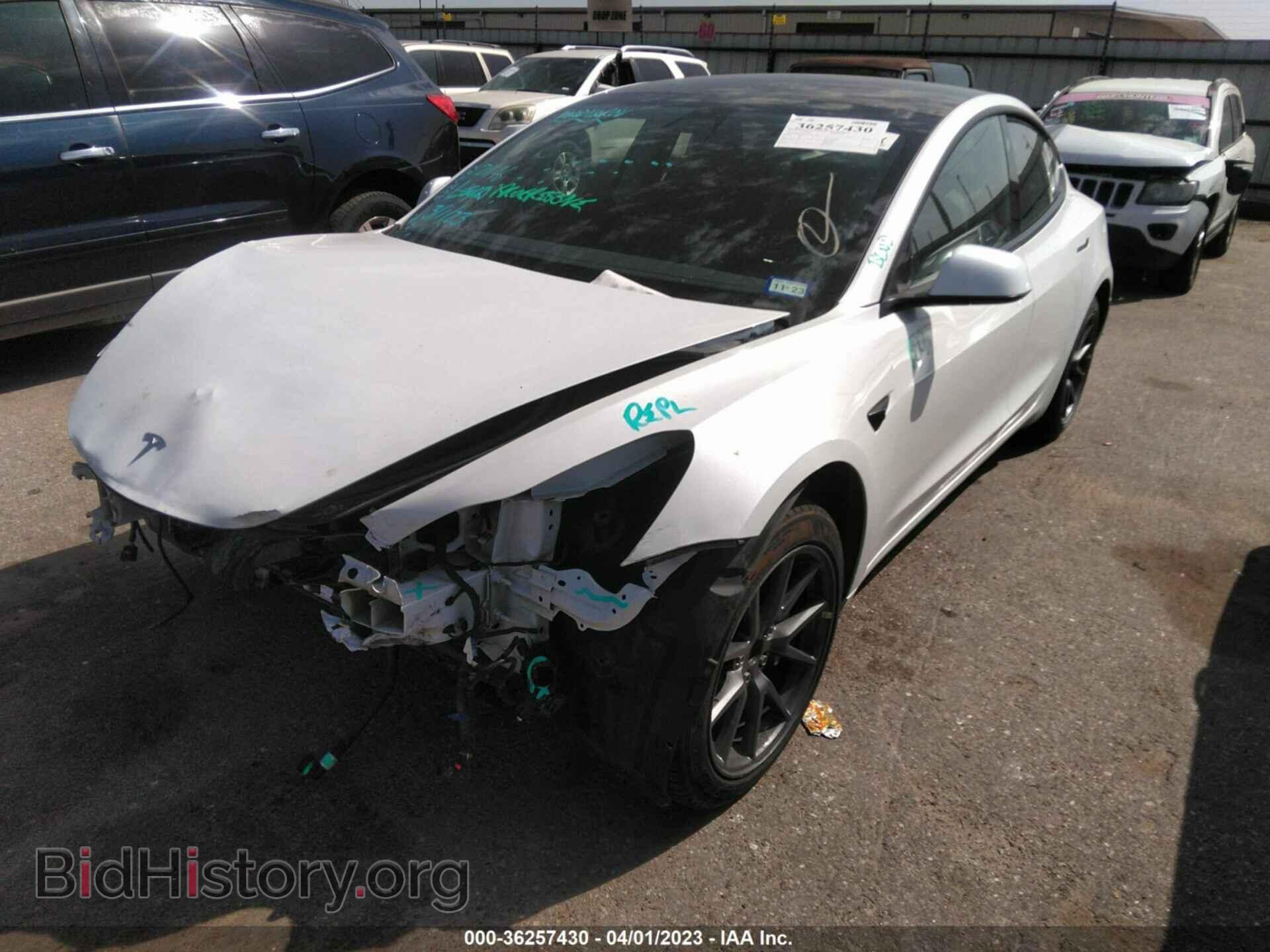 2021 TESLA MODEL 3 - VIN: 5YJ3E1EA1MF100654 - Photo 2