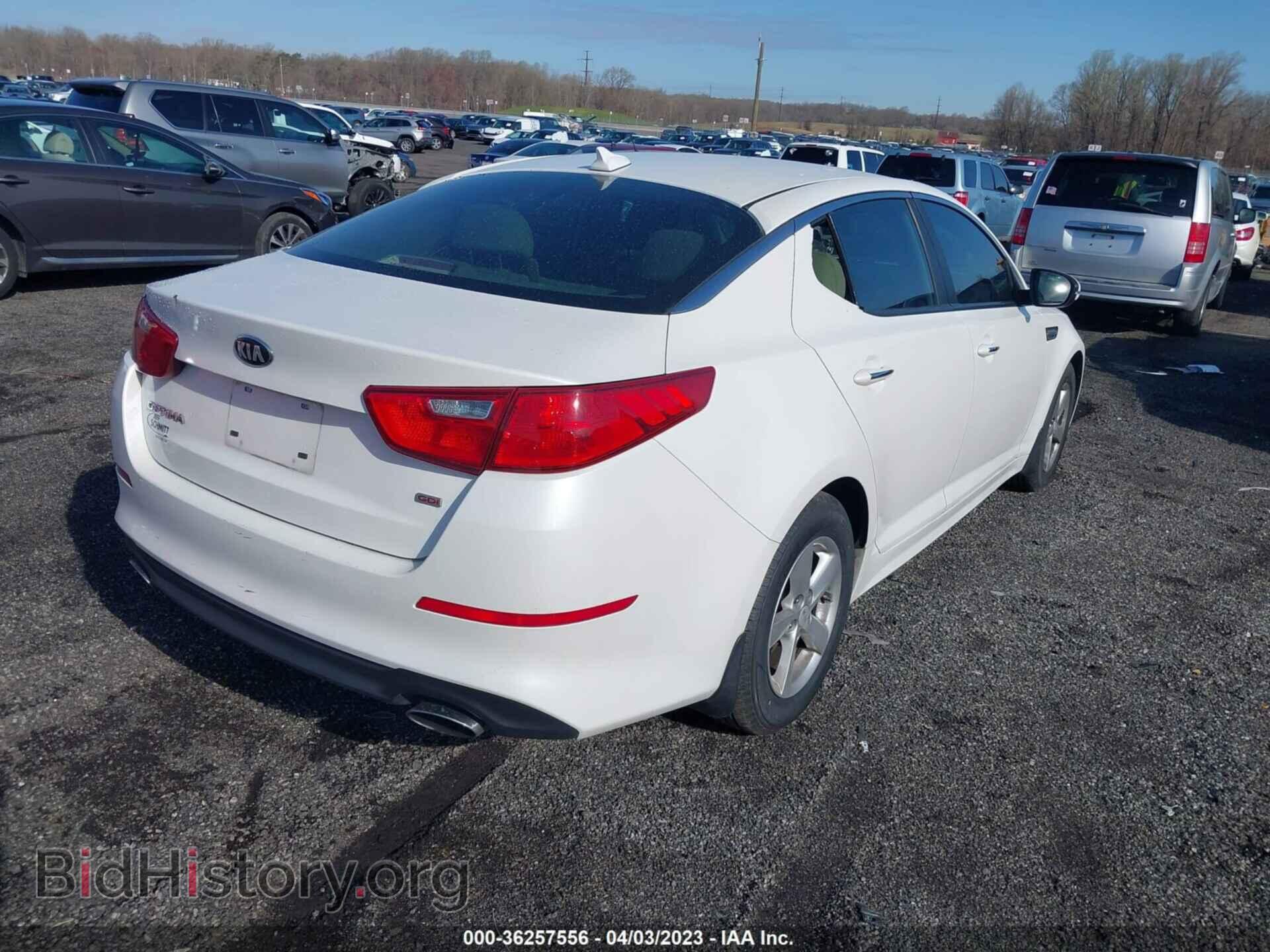 2014 KIA OPTIMA - VIN: KNAGM4A71E5483298 - Фото 4