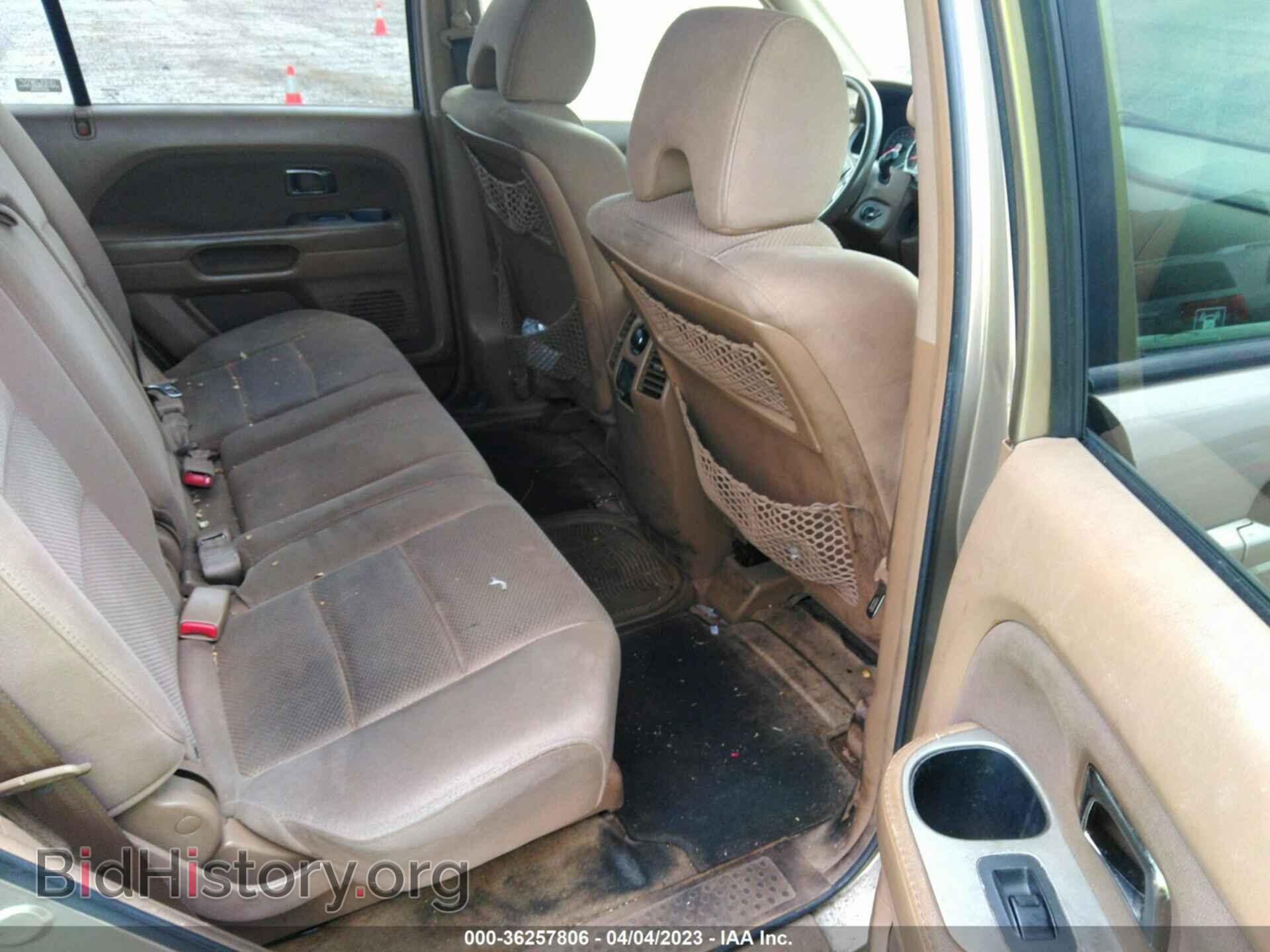 2006 HONDA PILOT - VIN: 2HKYF18416H557655 - Photo 8