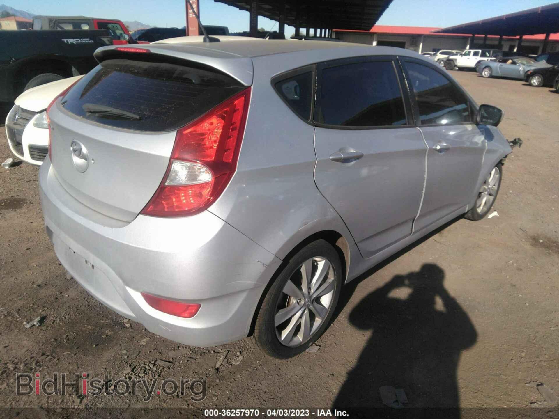 2012 HYUNDAI ACCENT - VIN: KMHCU5AE4CU041393 - Фото 4